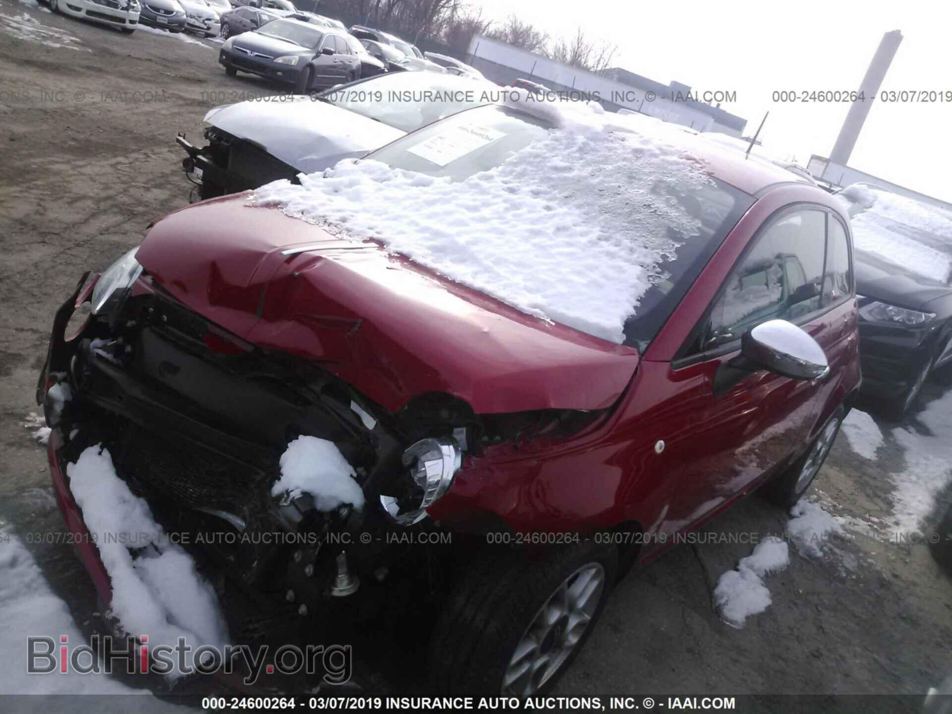 2015 FIAT 500 - VIN: 3C3CFFAR4FT615744 - Фото 2