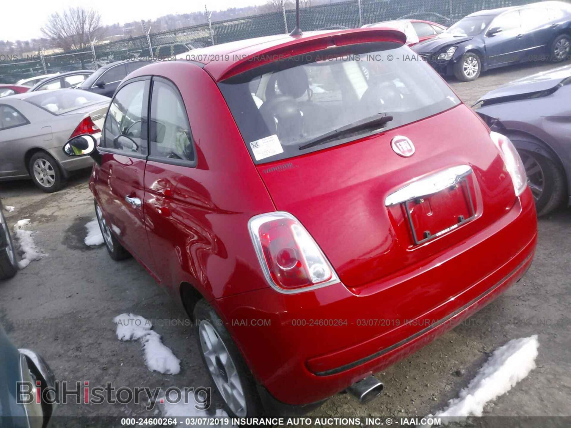 2015 FIAT 500 - VIN: 3C3CFFAR4FT615744 - Фото 3