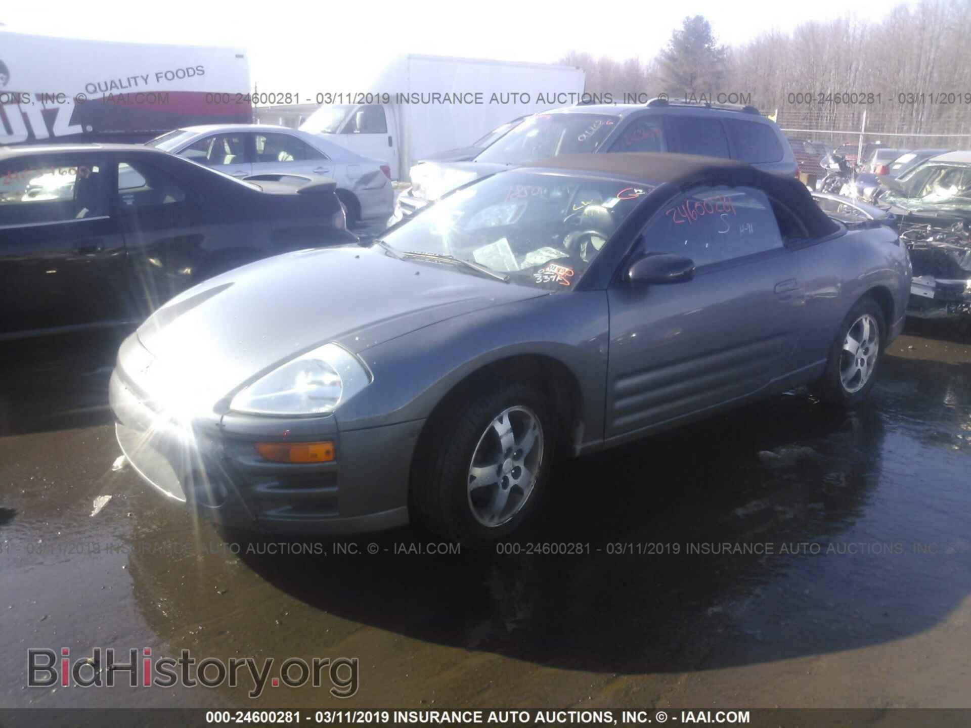 2003 MITSUBISHI ECLIPSE - VIN: 4A3AE45GX3E163021 - Фото 2