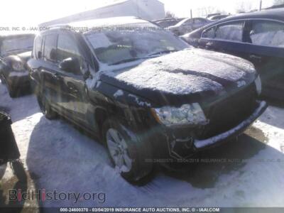 2012 Jeep COMPASS LATITUDE, черный — VIN 1C4NJCEB9CD511573, IAAI