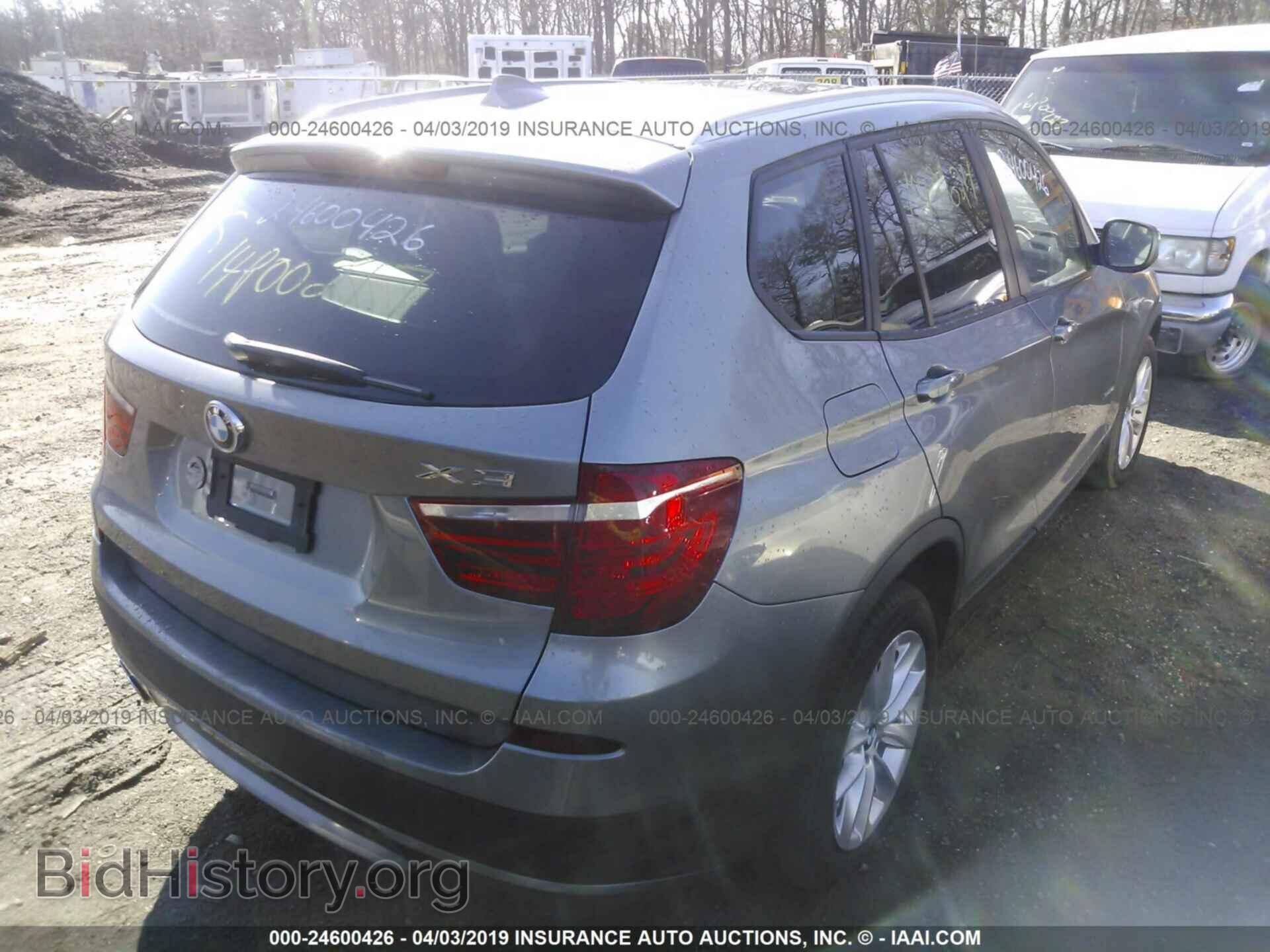 2013 BMW X3 - VIN: 5UXWX9C54D0D04294 - Фото 4