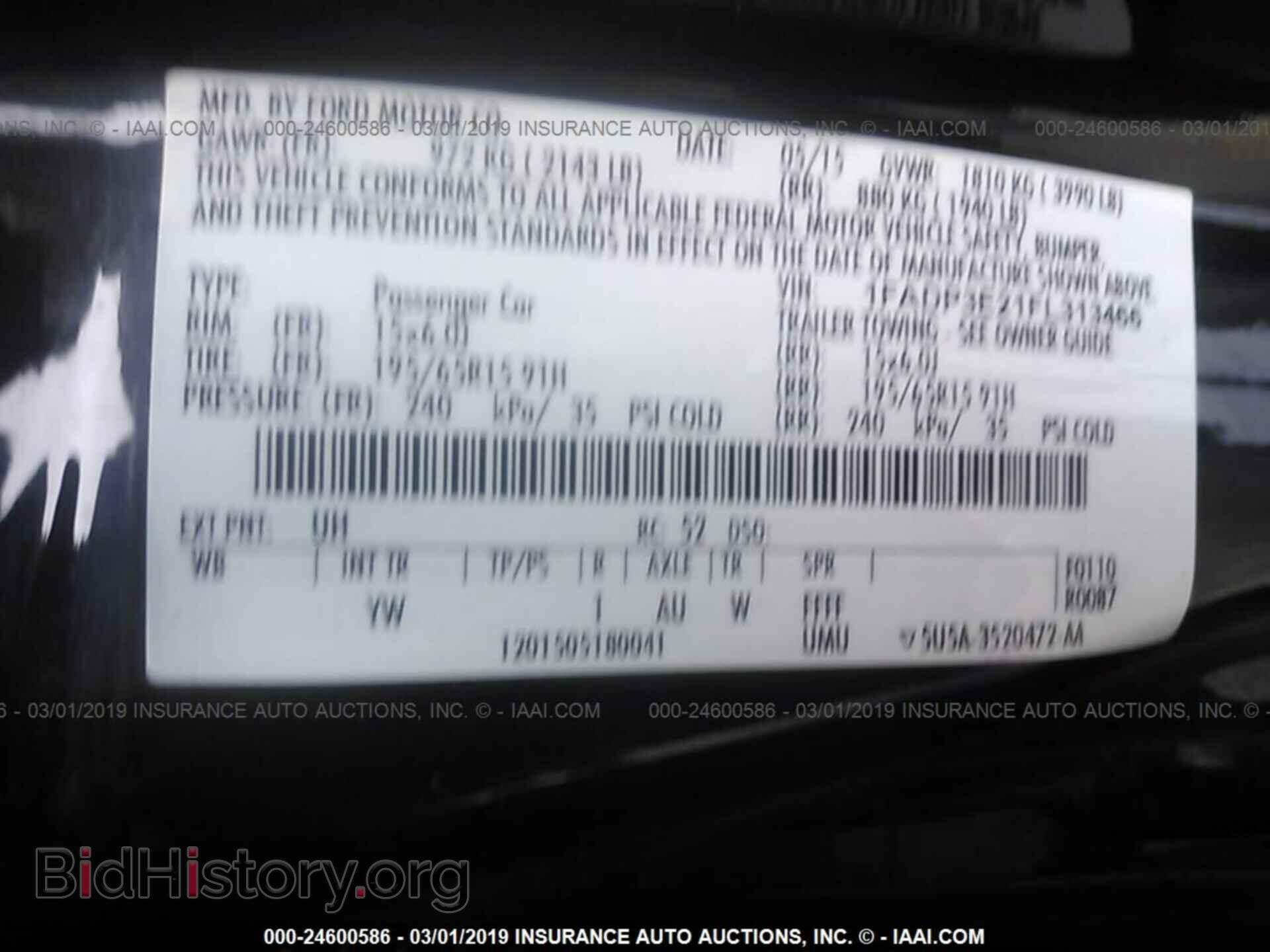 2015 FORD FOCUS - VIN: 1FADP3E21FL313466 - Photo 9