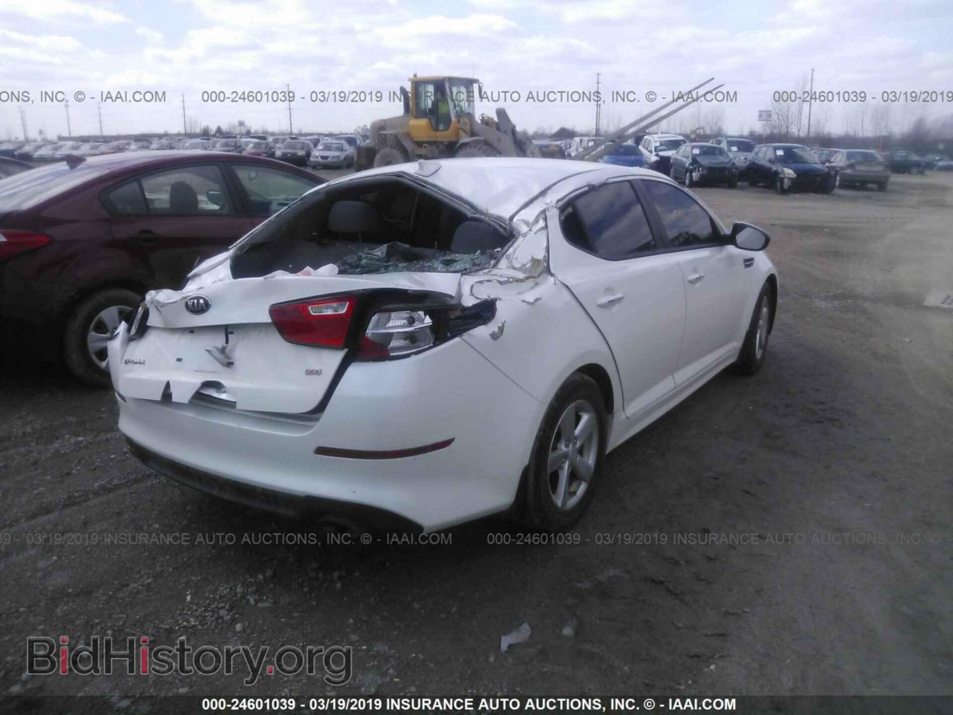 2015 KIA OPTIMA - VIN: KNAGM4A77F5654346 - Photo 4