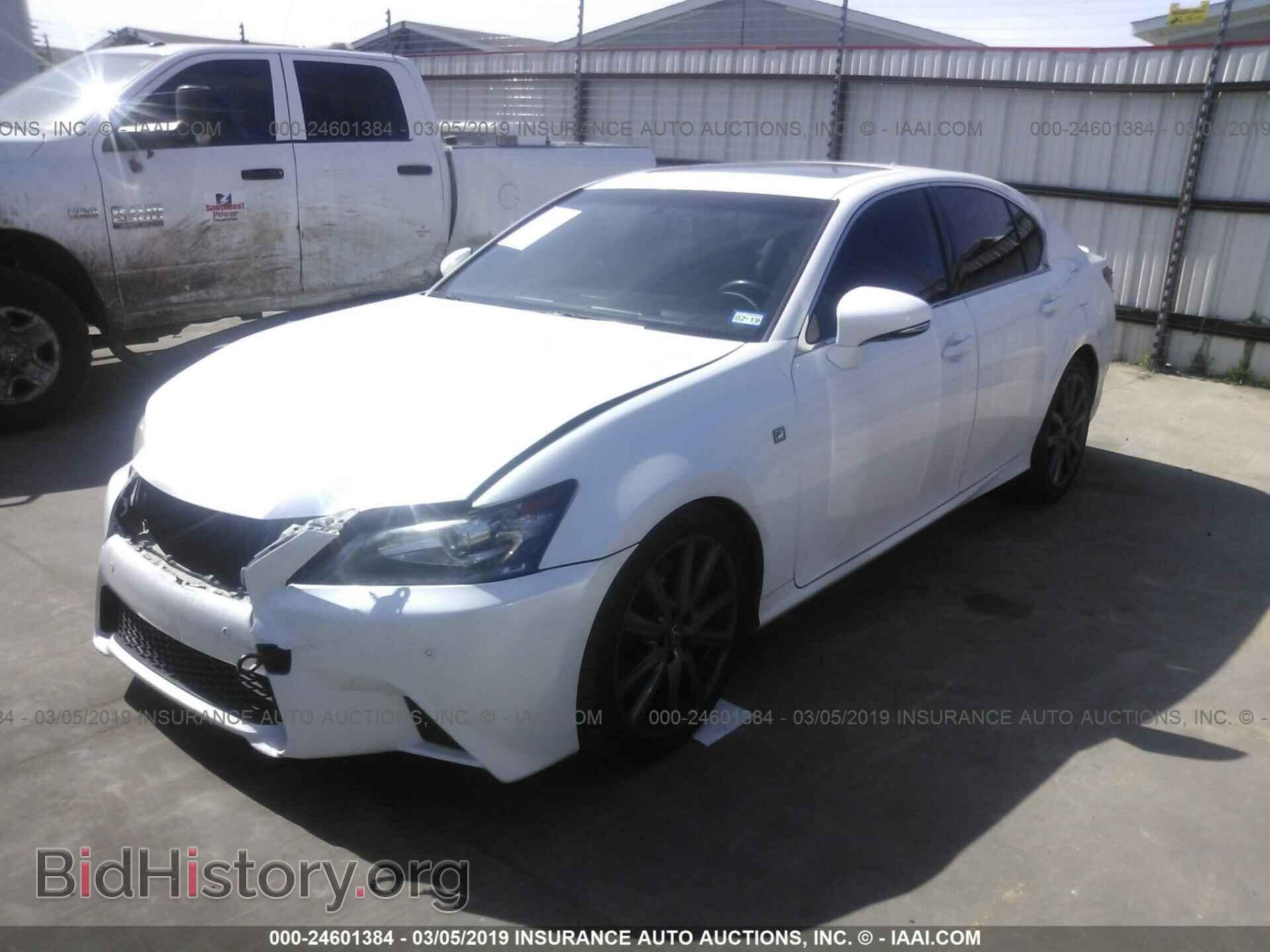 2013 LEXUS GS - VIN: JTHBE1BLXD5014812 - Фото 2