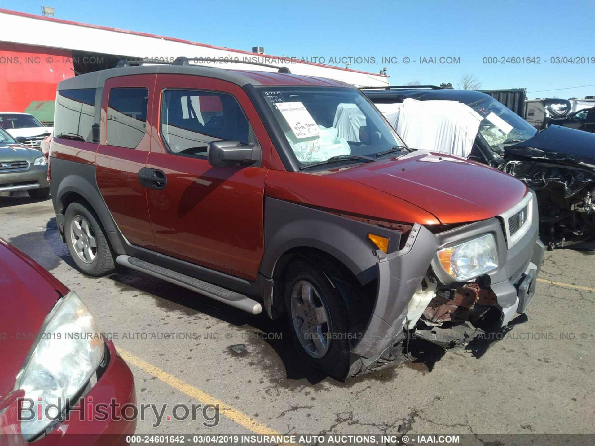Фотография 5J6YH28583L020355 - HONDA ELEMENT 2003