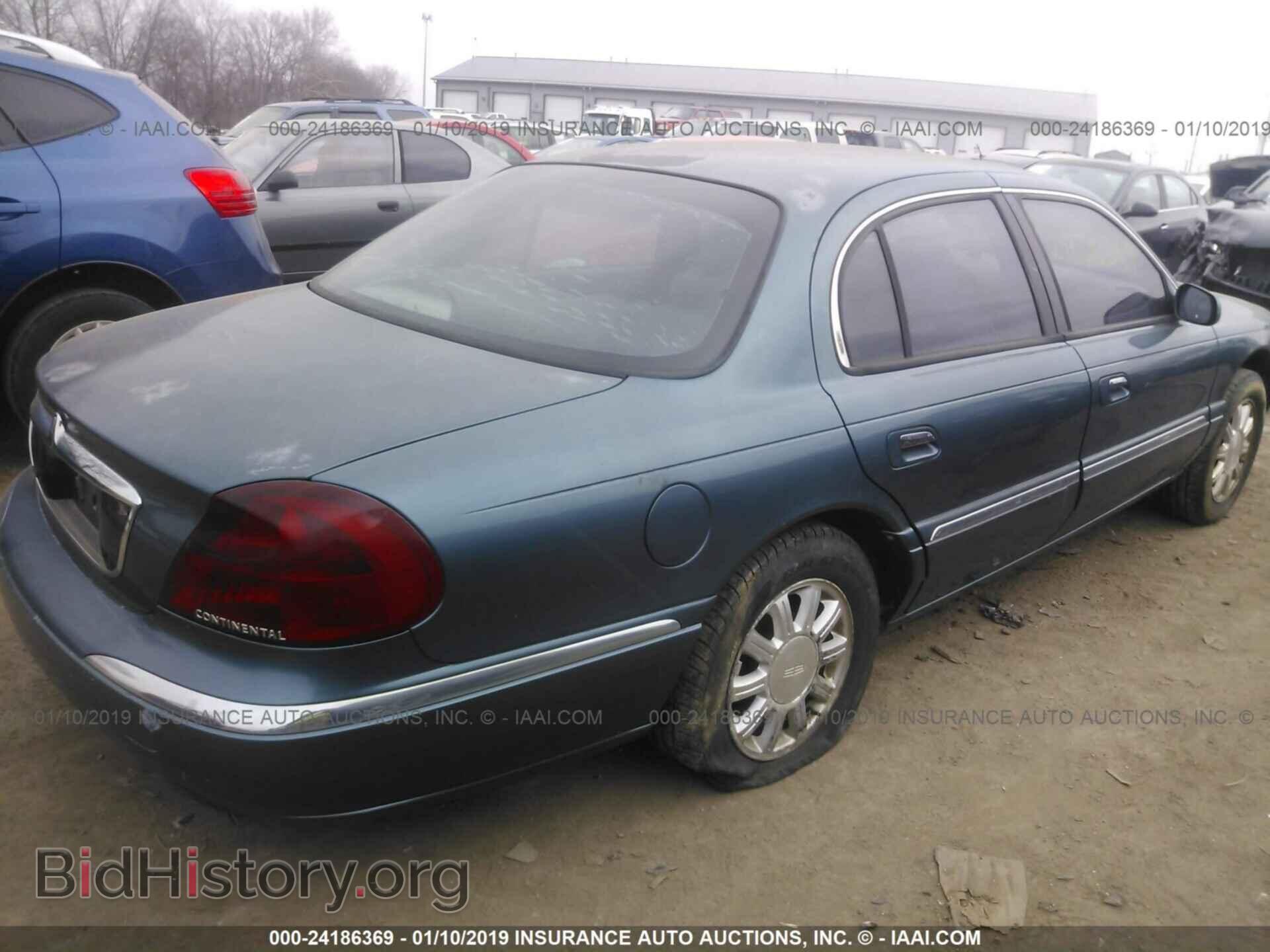 2001 LINCOLN CONTINENTAL - VIN: 1LNHM97V61Y695581 - Фото 4