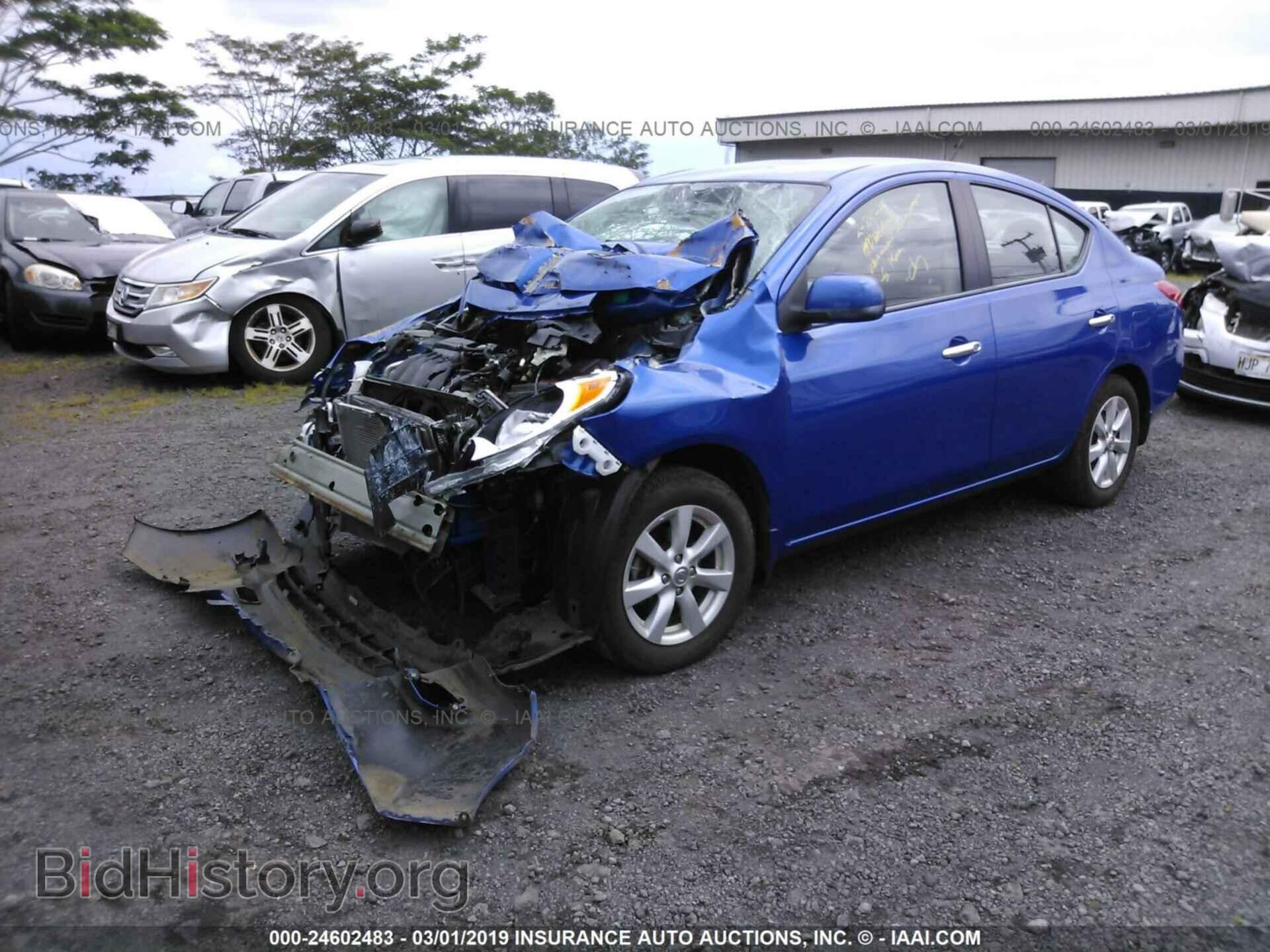 2012 NISSAN VERSA - VIN: 3N1CN7AP2CL935033 - Фото 2