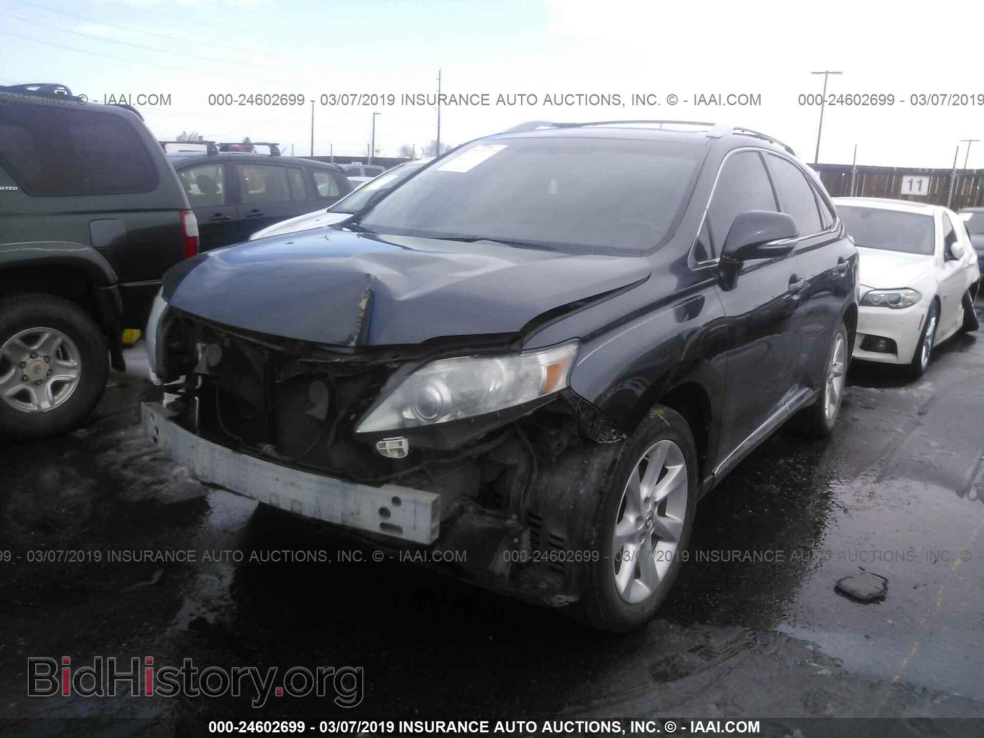 2011 LEXUS RX - VIN: 2T2BK1BA0BC083495 - Фото 2