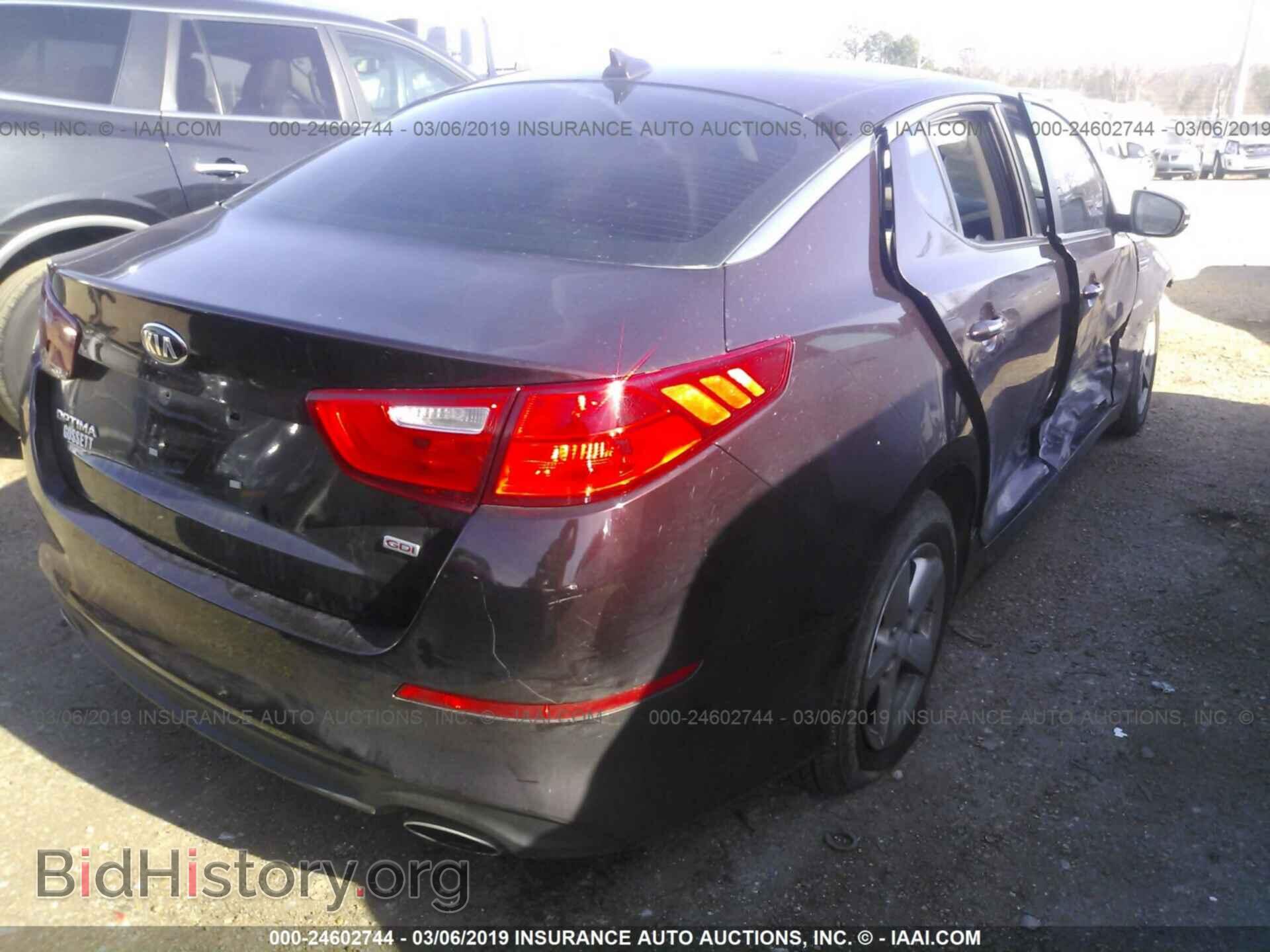 2014 KIA OPTIMA - VIN: 5XXGM4A76EG310195 - Фото 4