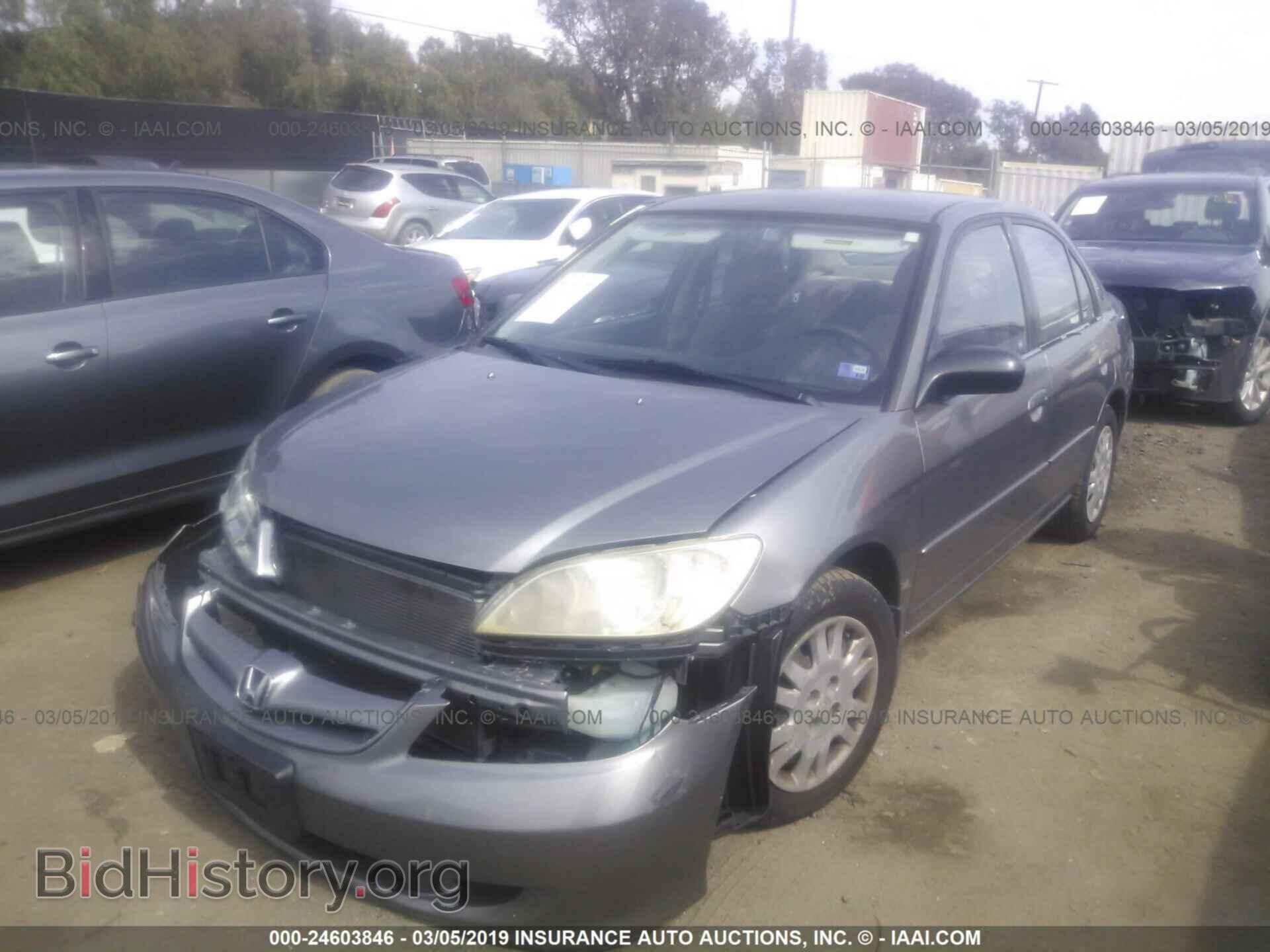 2005 HONDA CIVIC - VIN: JHMES16545S001963 - Фото 2