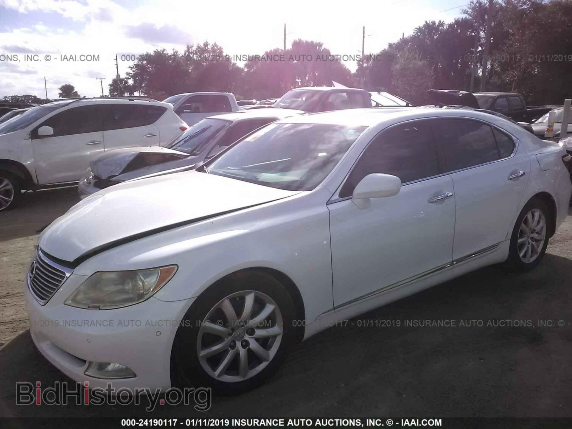 2007 LEXUS LS - VIN: JTHBL46F875034881 - Фото 2