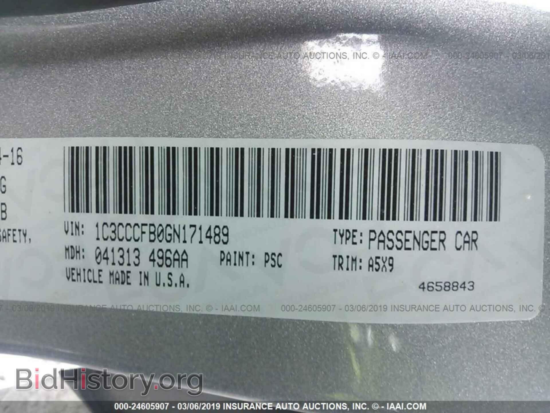 2016 CHRYSLER 200 - VIN: 1C3CCCFB0GN171489 - Photo 9