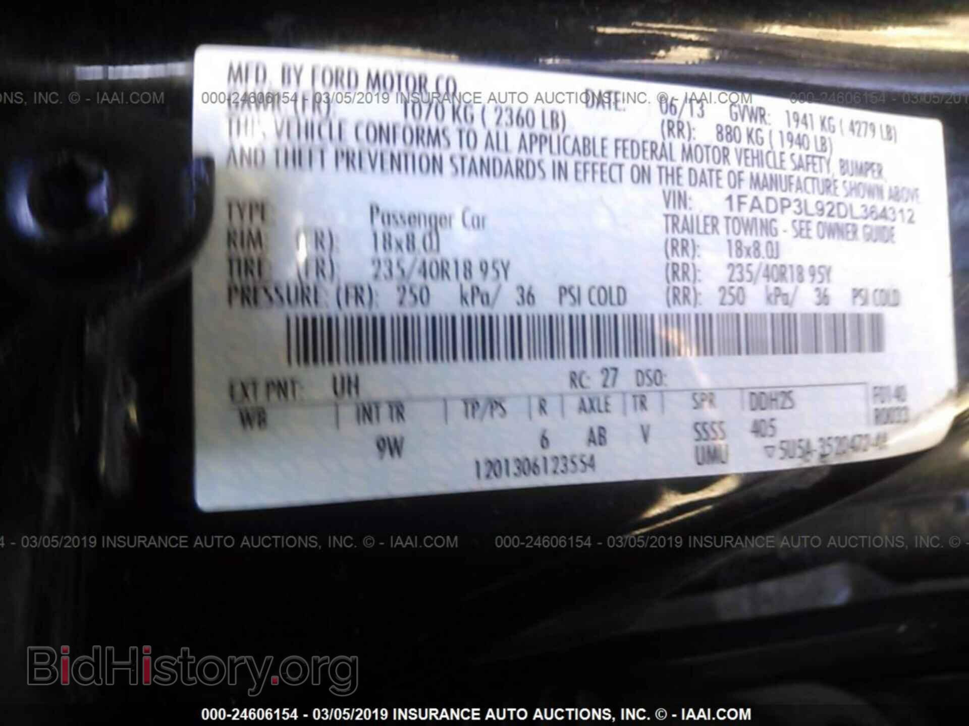 2013 FORD FOCUS - VIN: 1FADP3L92DL364312 - Photo 9