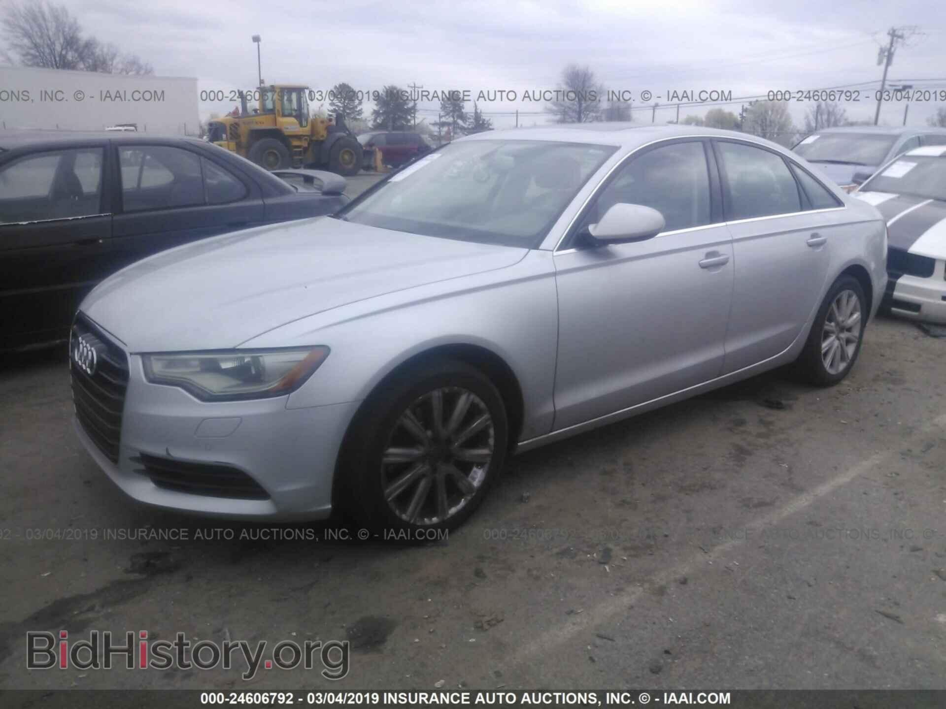 2013 AUDI A6 - VIN: WAUGFAFC4DN007558 - Фото 2