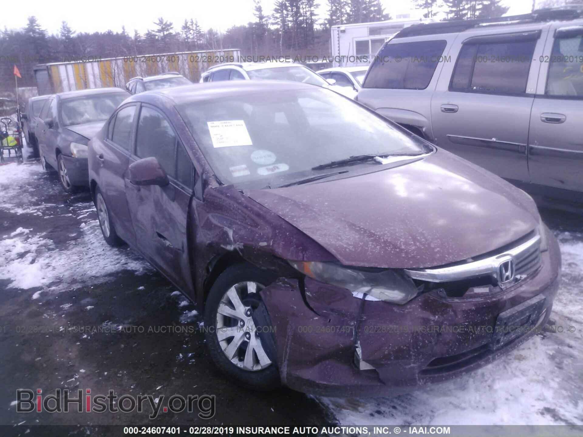 Фотография 2HGFB2F54CH543520 - HONDA CIVIC 2012