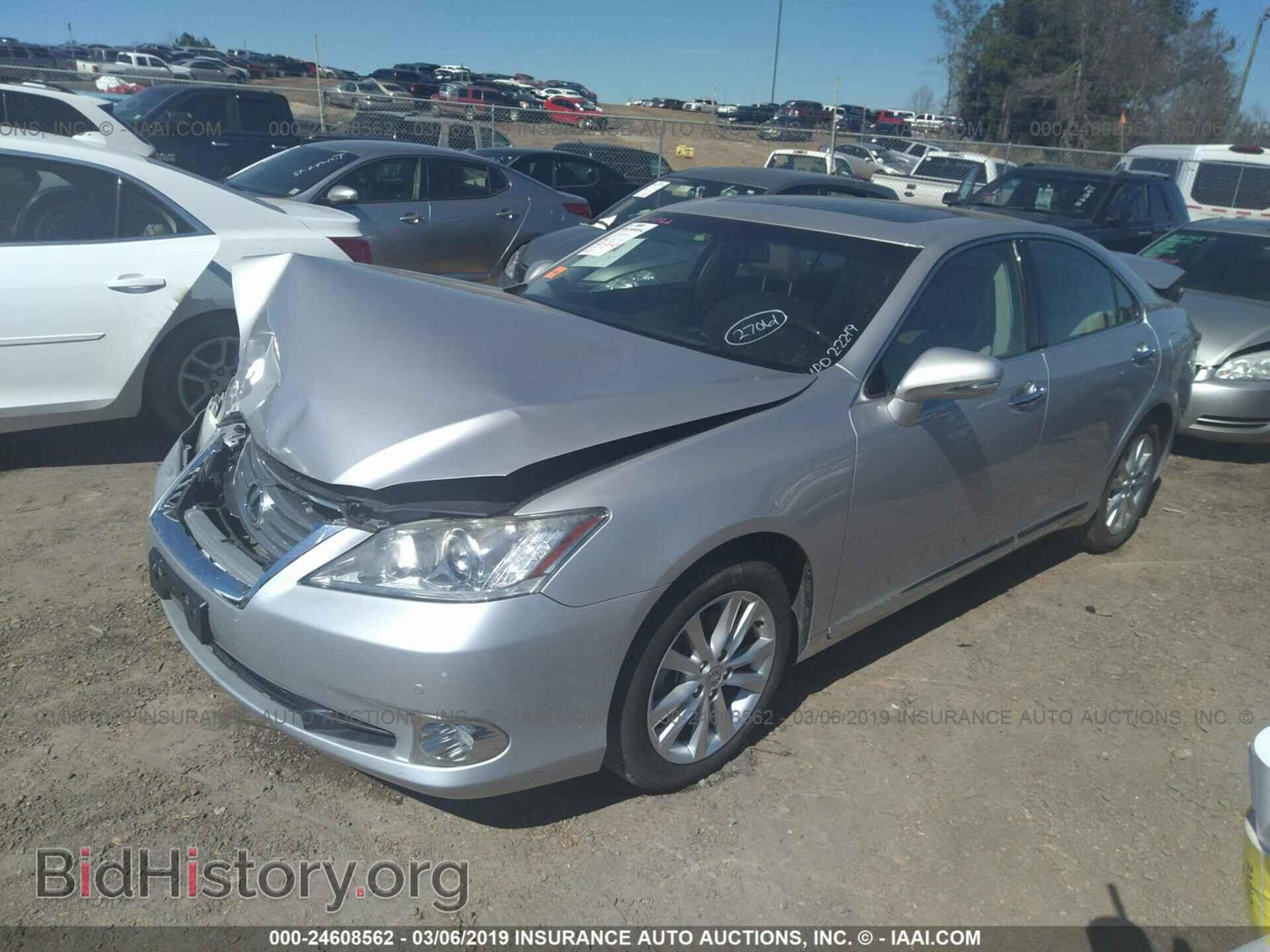 2011 LEXUS ES - VIN: JTHBK1EG1B2422413 - Фото 2