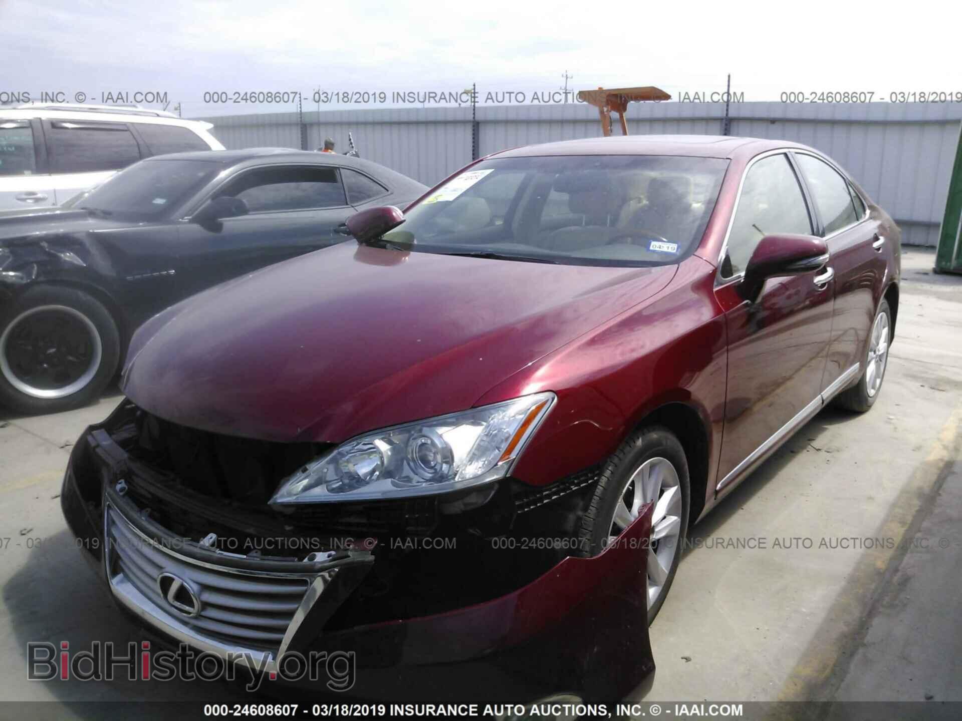 2012 LEXUS ES - VIN: JTHBK1EG7C2497134 - Photo 2