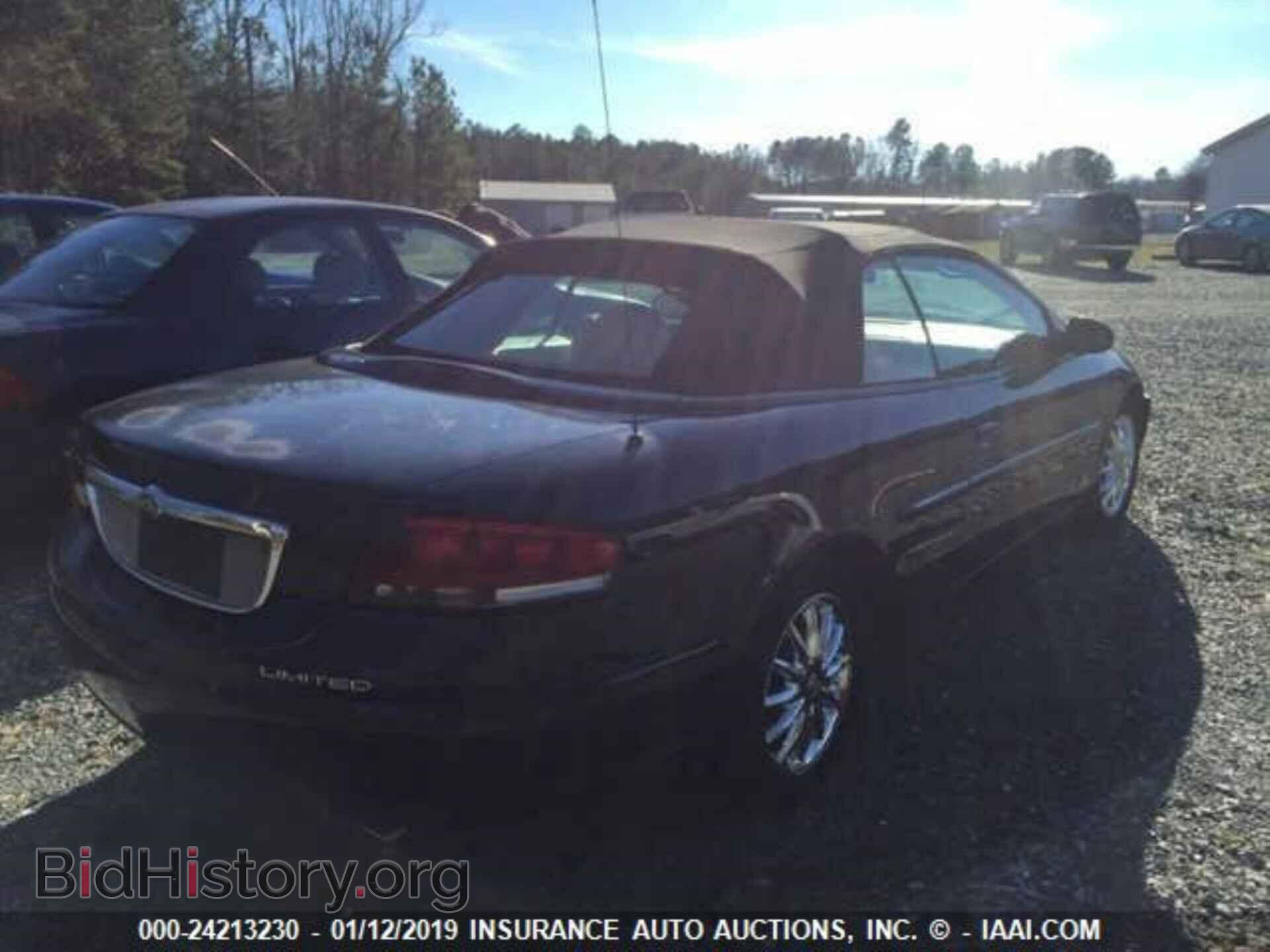 2001 CHRYSLER SEBRING - VIN: 1C3EL65U41N644668 - Photo 4