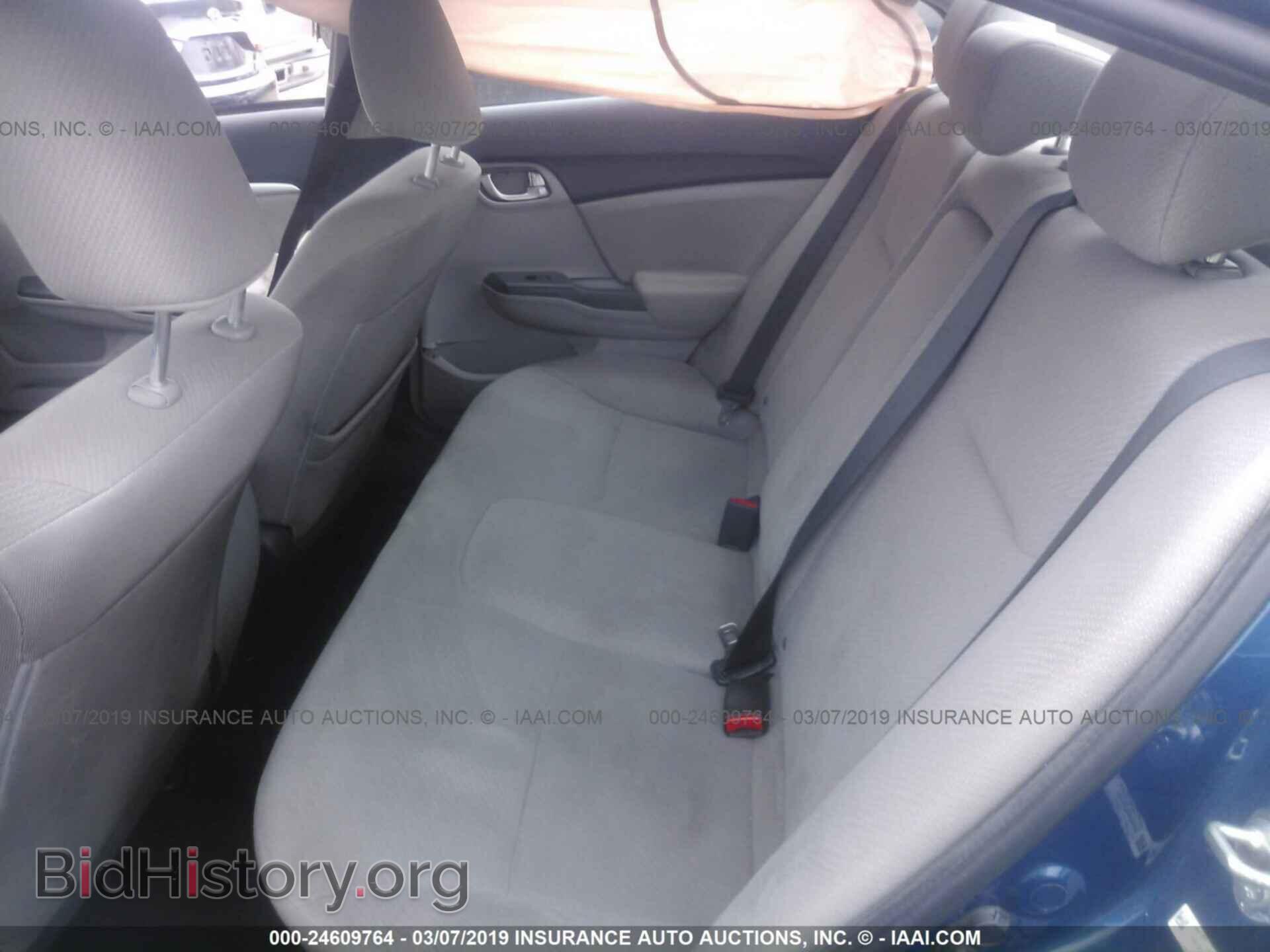 2013 HONDA CIVIC - VIN: 19XFB2F8XDE276180 - Фото 8