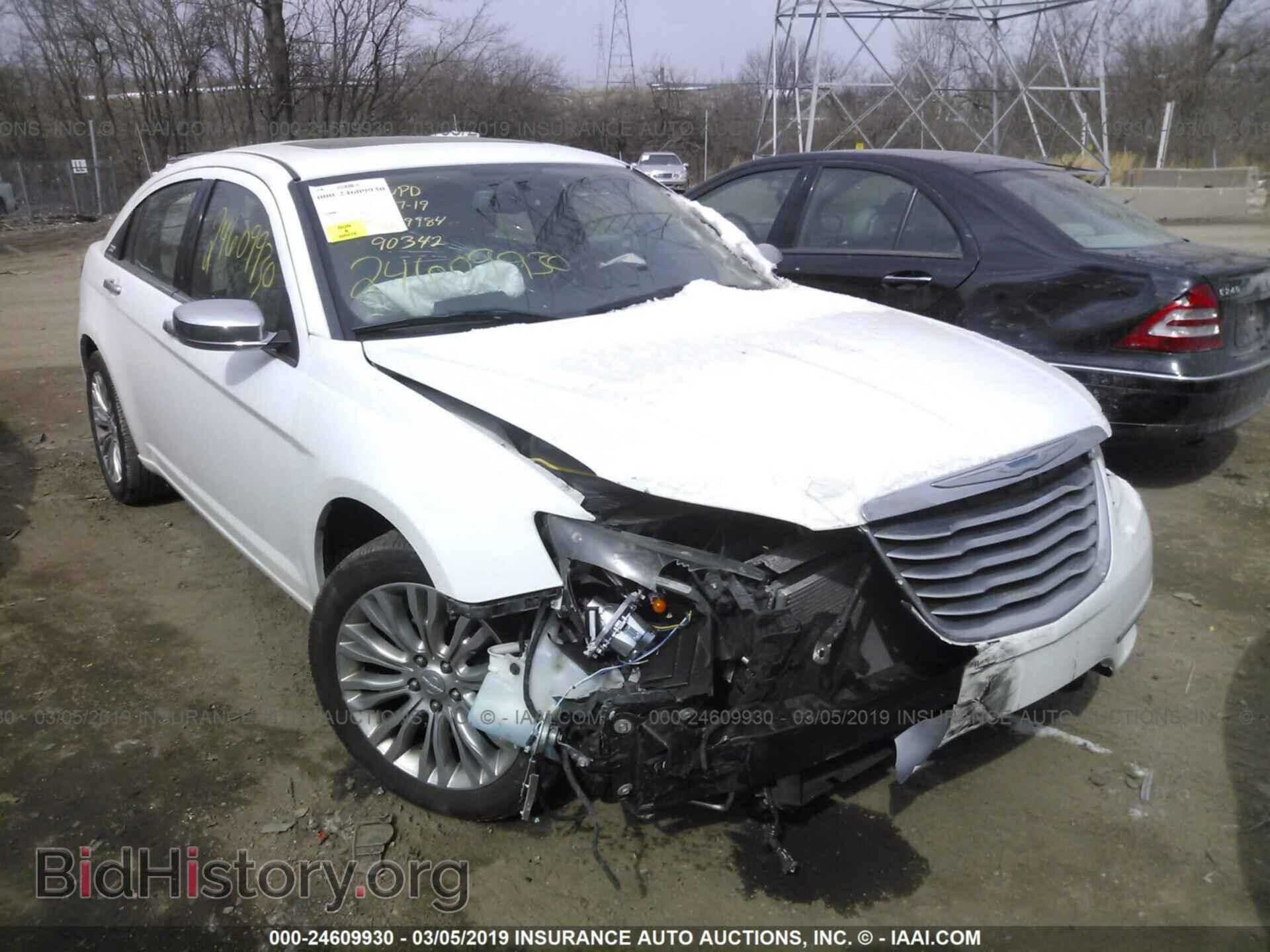 Фотография 1C3CCBCB4CN159984 - CHRYSLER 200 2012