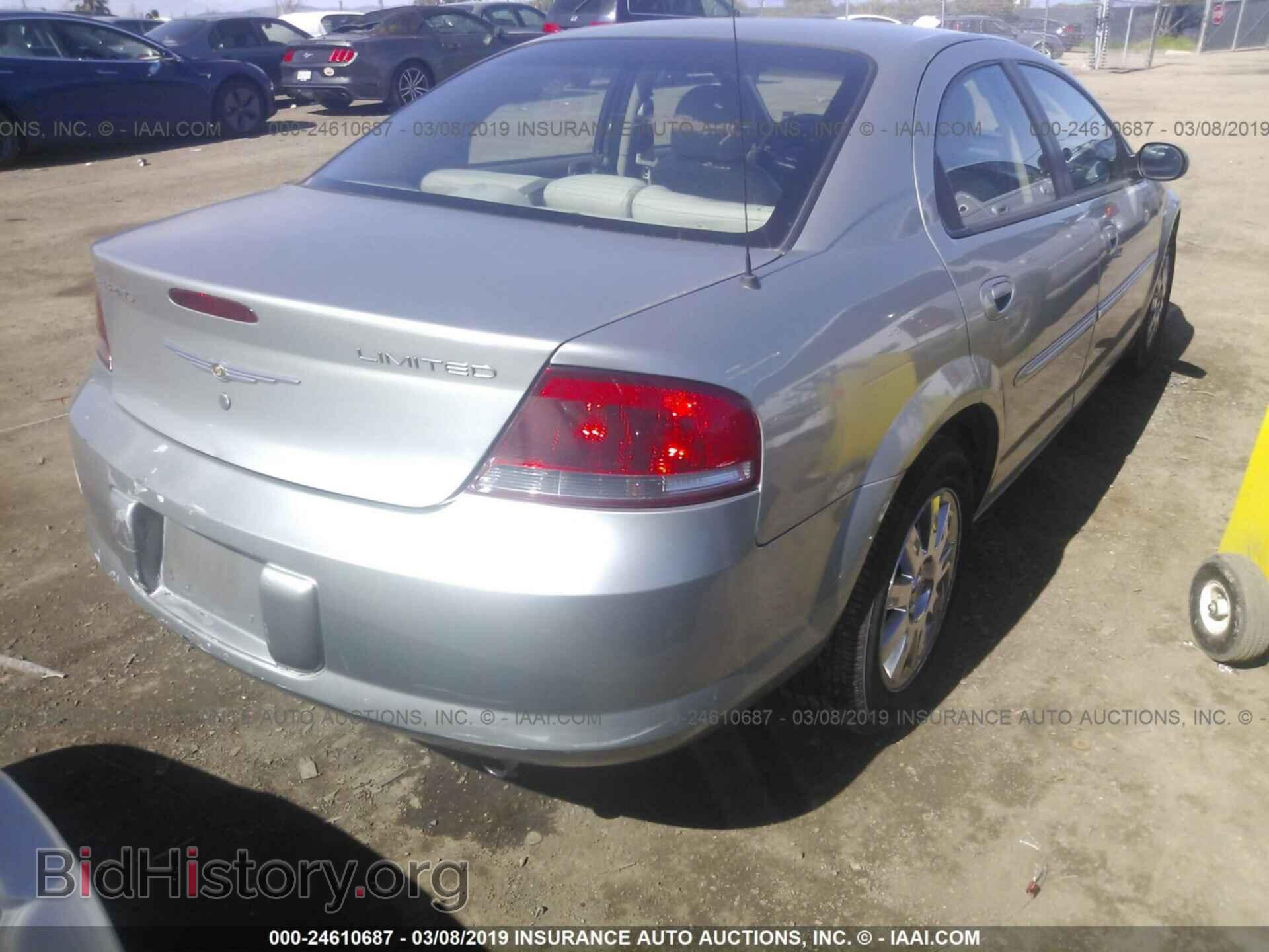 2005 CHRYSLER SEBRING - VIN: 1C3EL66R95N537325 - Фото 4