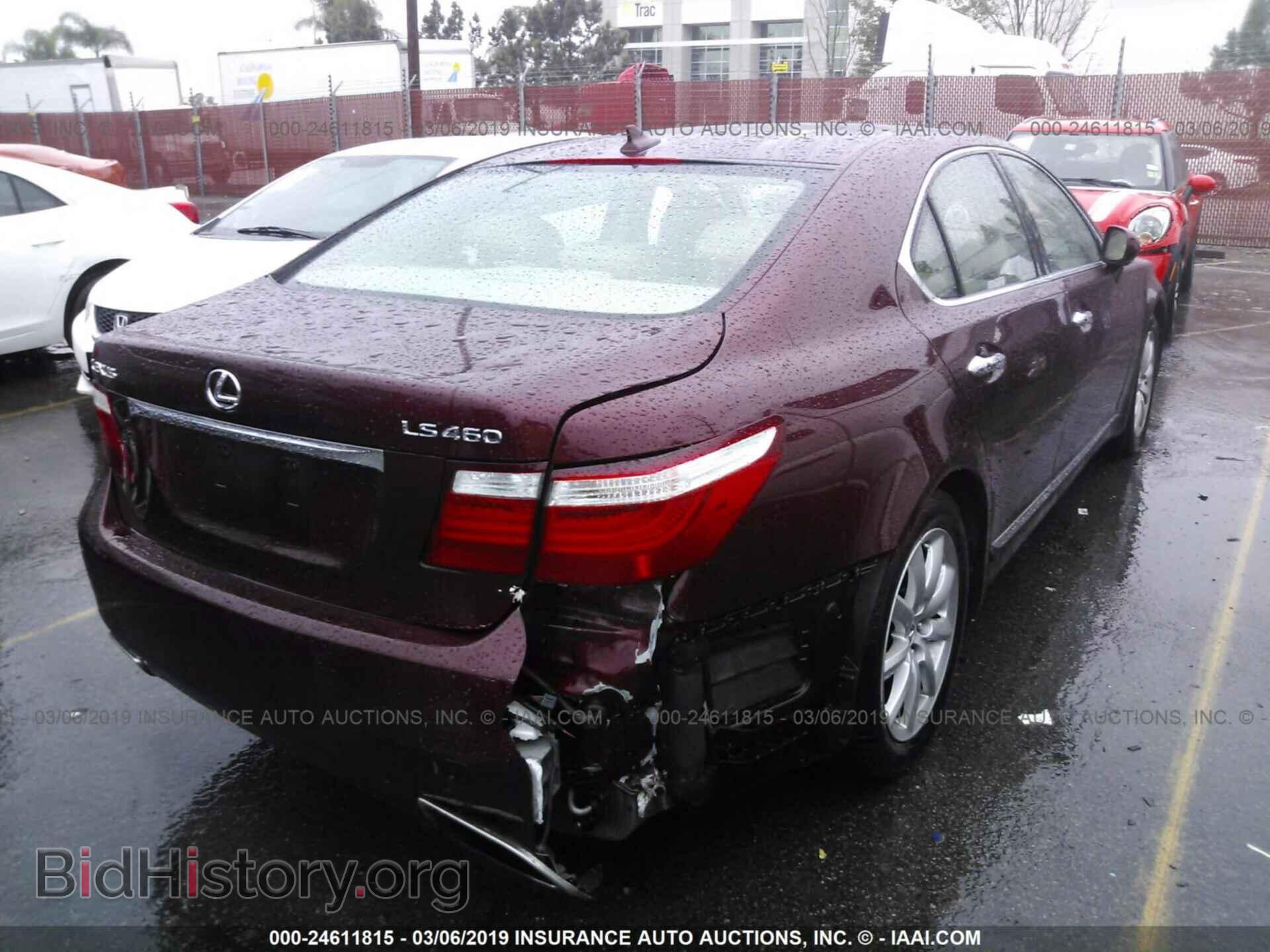 2008 LEXUS LS - VIN: JTHBL46F085064541 - Фото 4