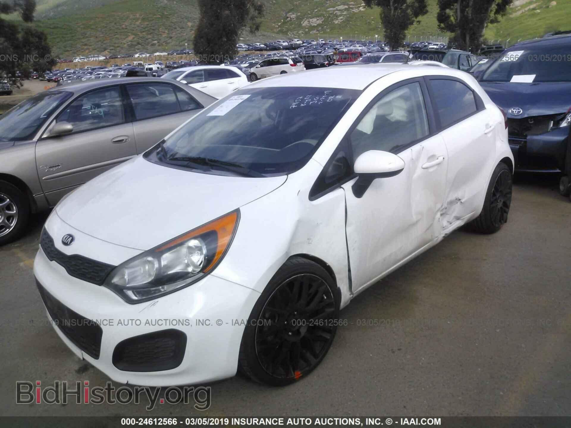 2013 KIA RIO - VIN: KNADM5A33D6170977 - Фото 2