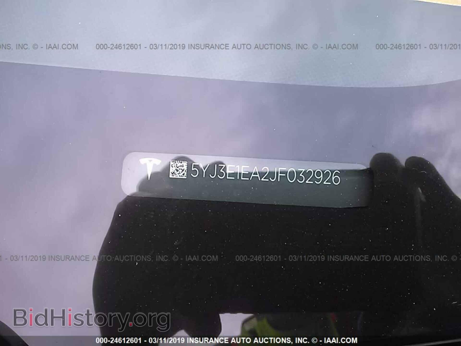 2018 TESLA MODEL 3 - VIN: 5YJ3E1EA2JF032926 - Фото 9