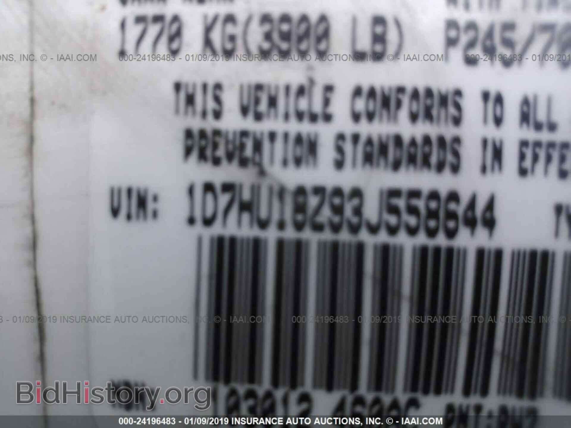 2003 DODGE RAM 1500 - VIN: 1D7HU18Z93J558644 - Photo 9