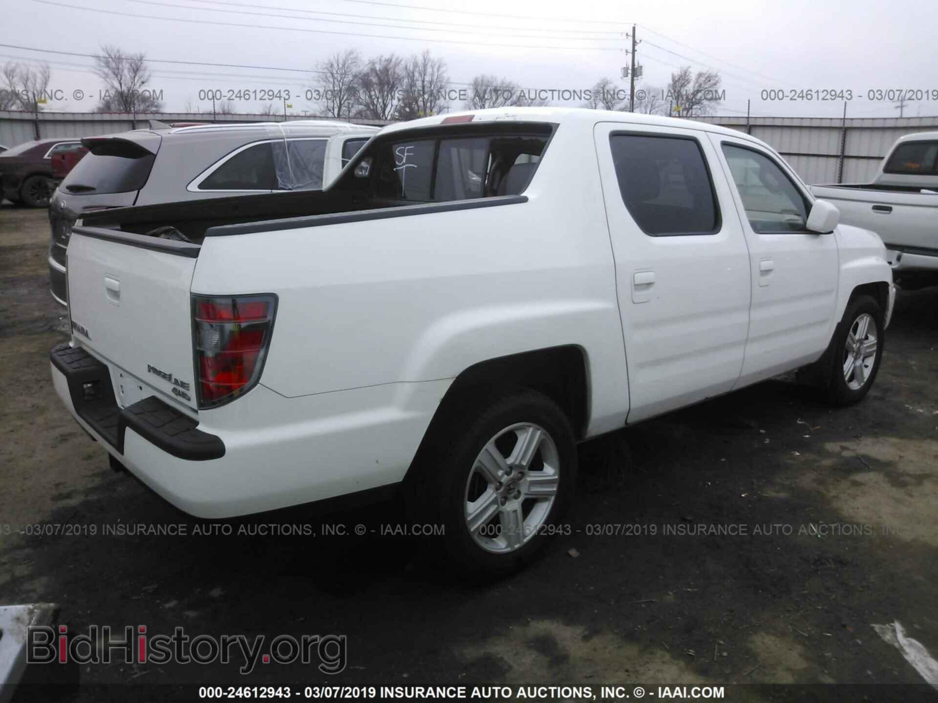 2012 HONDA RIDGELINE - VIN: 5FPYK1F55CB452934 - Фото 4