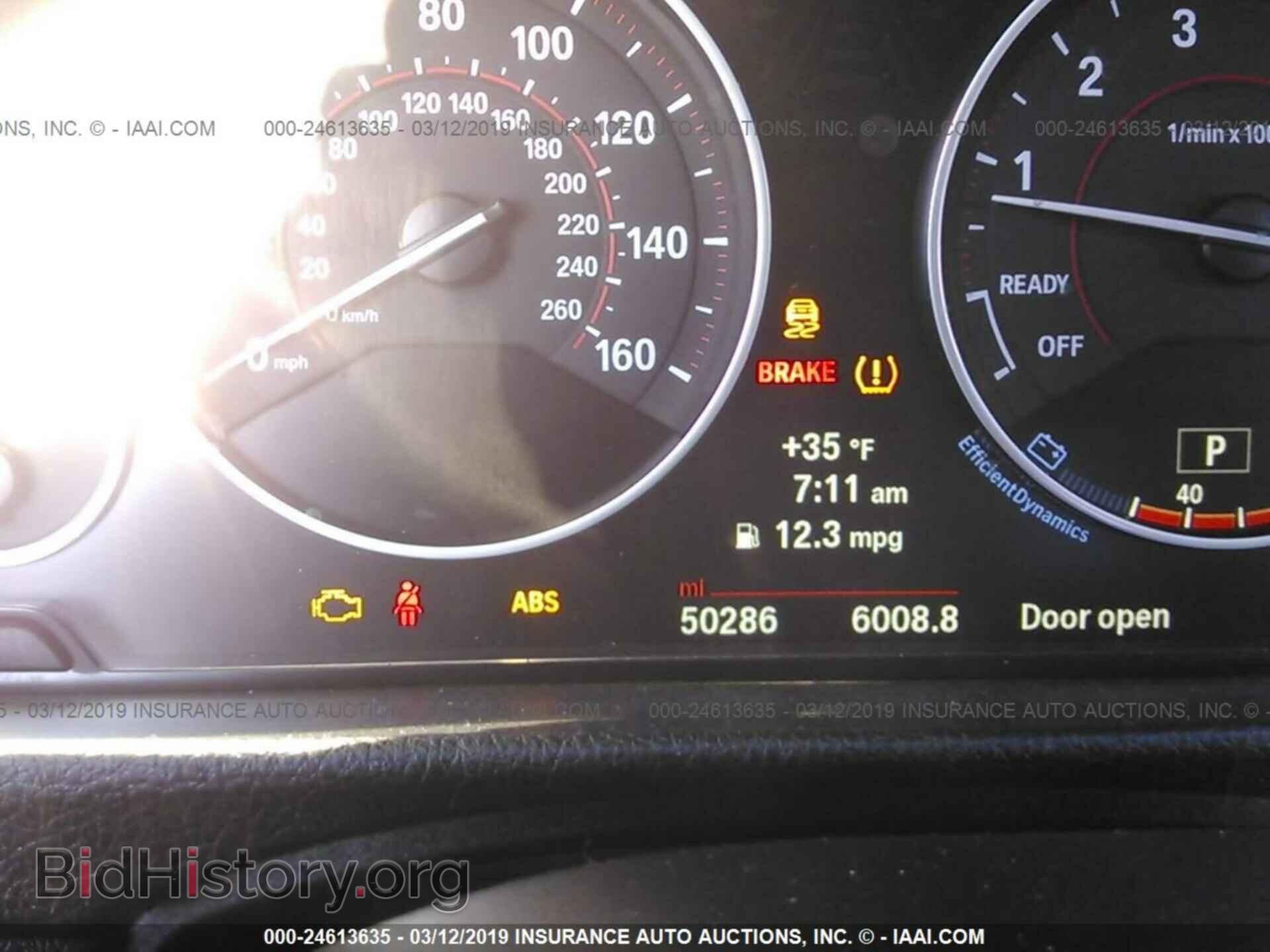 2014 BMW 335 - VIN: WBA3B9C52EP458914 - Фото 7
