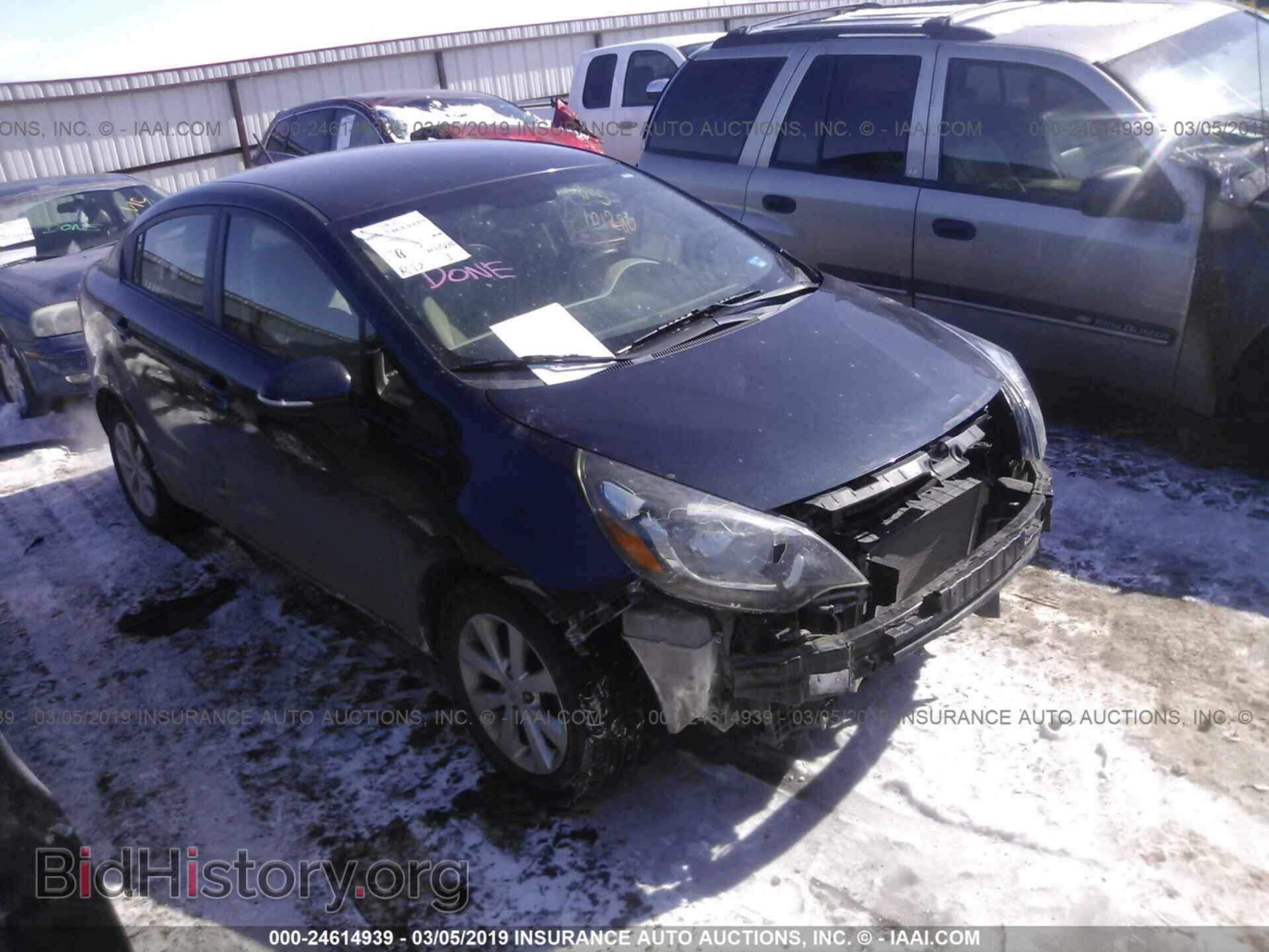 Фотография KNADN4A39C6072252 - KIA RIO 2012