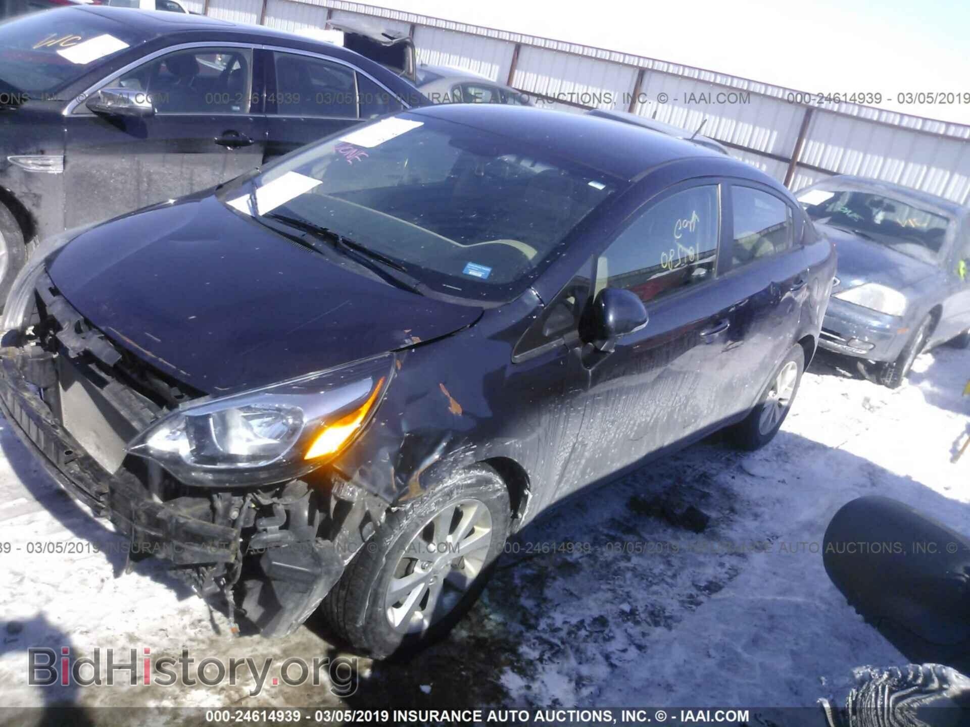 2012 KIA RIO - VIN: KNADN4A39C6072252 - Фото 2