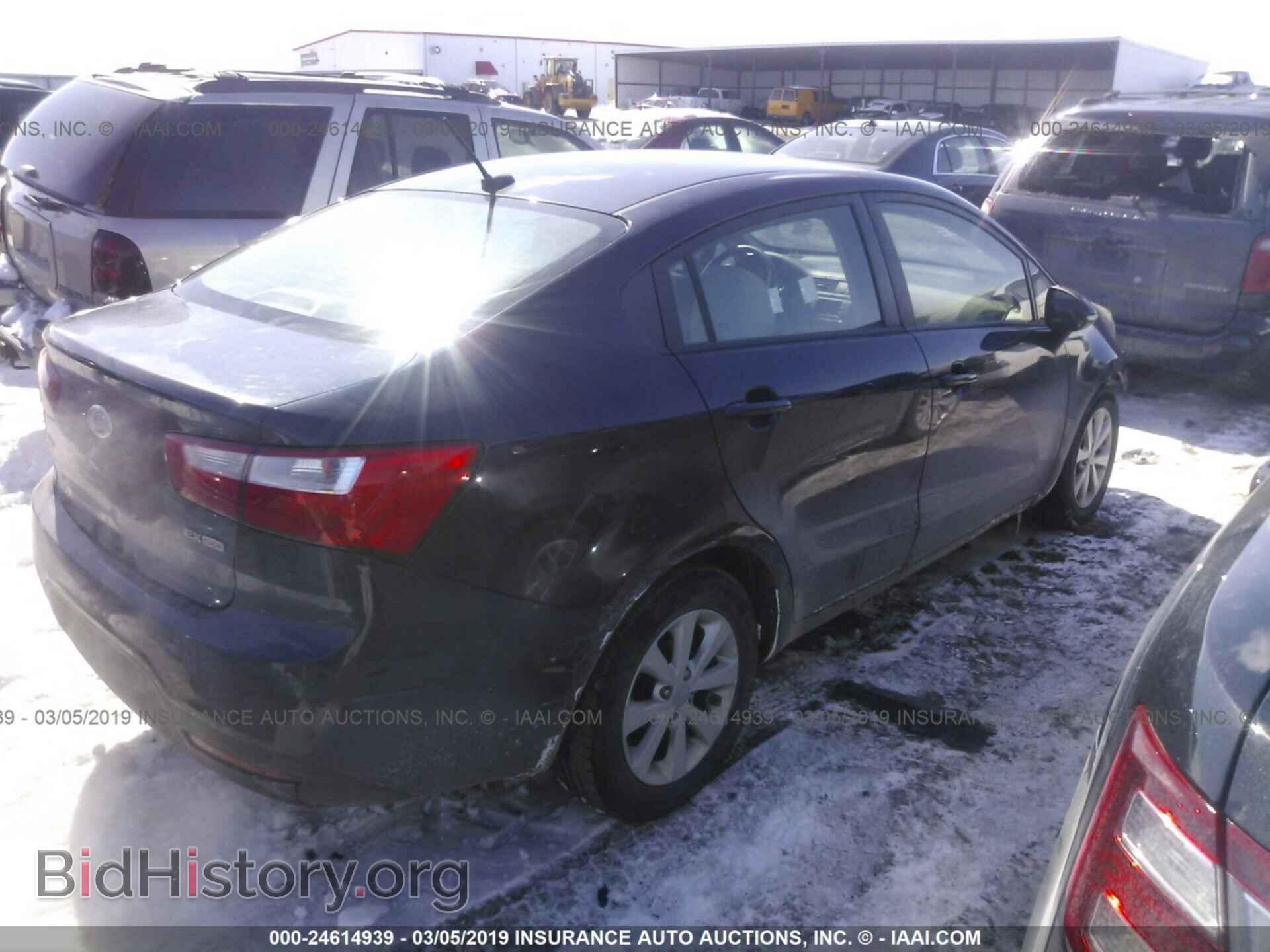 2012 KIA RIO - VIN: KNADN4A39C6072252 - Фото 4