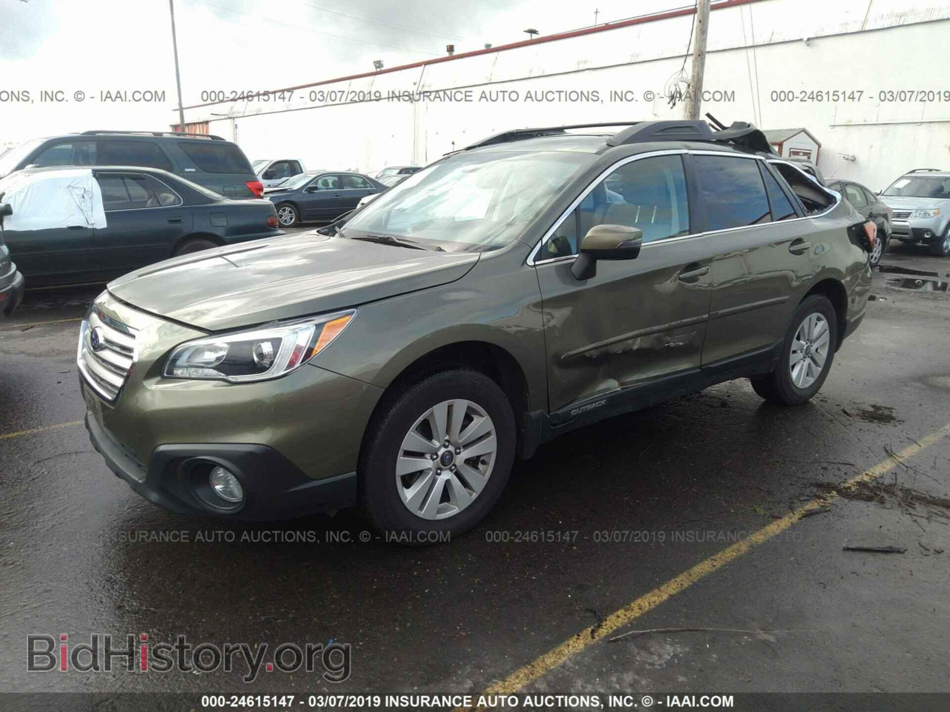 2015 SUBARU OUTBACK - VIN: 4S4BSAFC2F3352915 - Фото 2