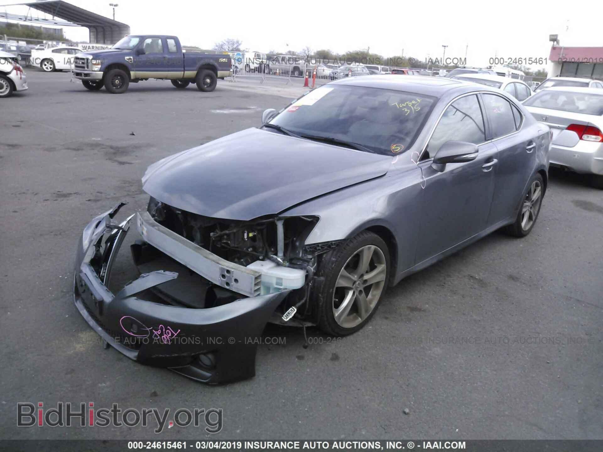 2012 LEXUS IS - VIN: JTHBF5C24C2102507 - Фото 2