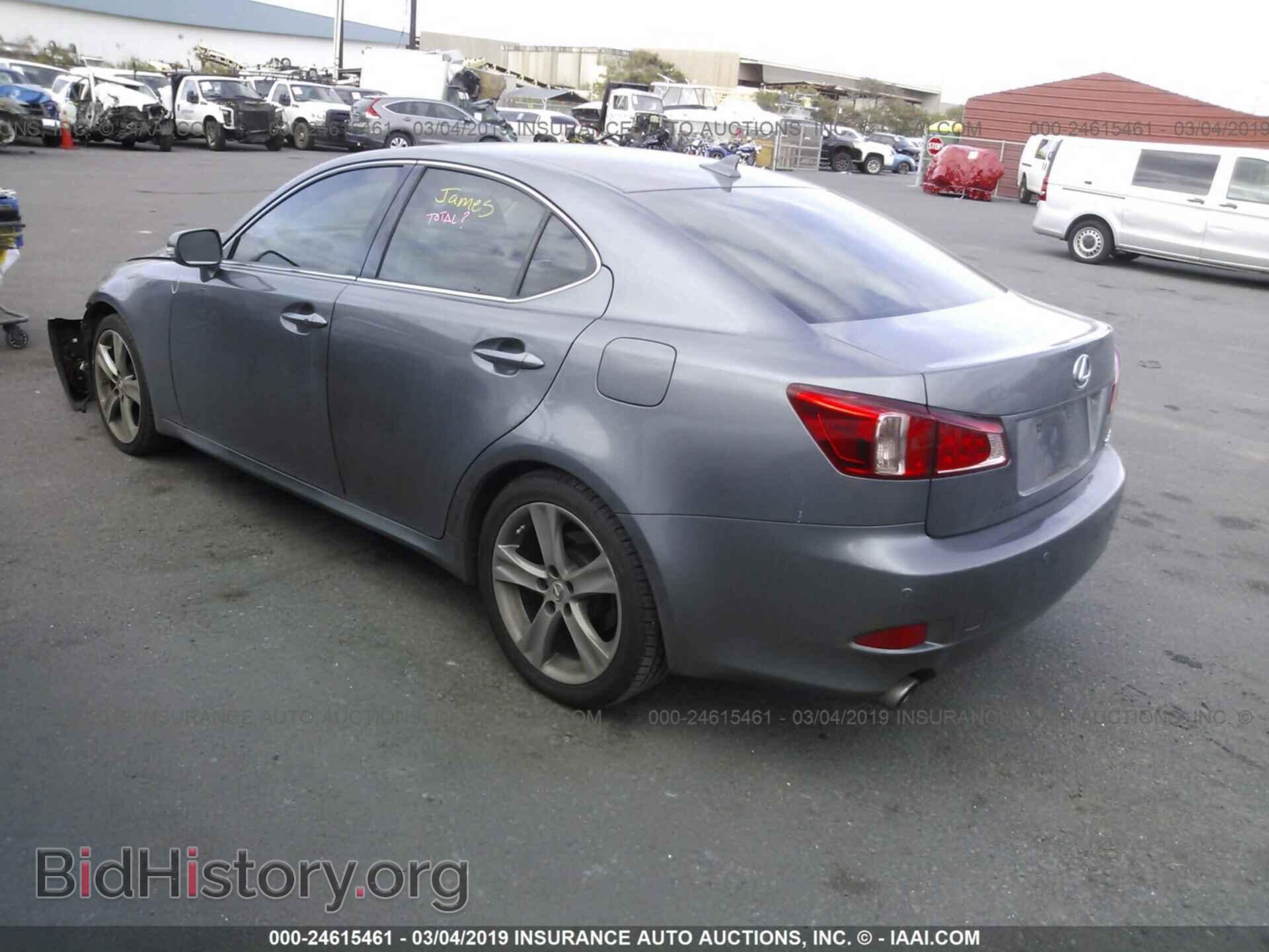 2012 LEXUS IS - VIN: JTHBF5C24C2102507 - Фото 3