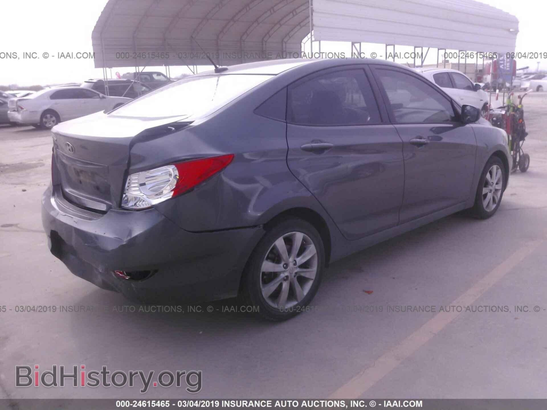 2012 HYUNDAI ACCENT - VIN: KMHCU4AE6CU056312 - Фото 4