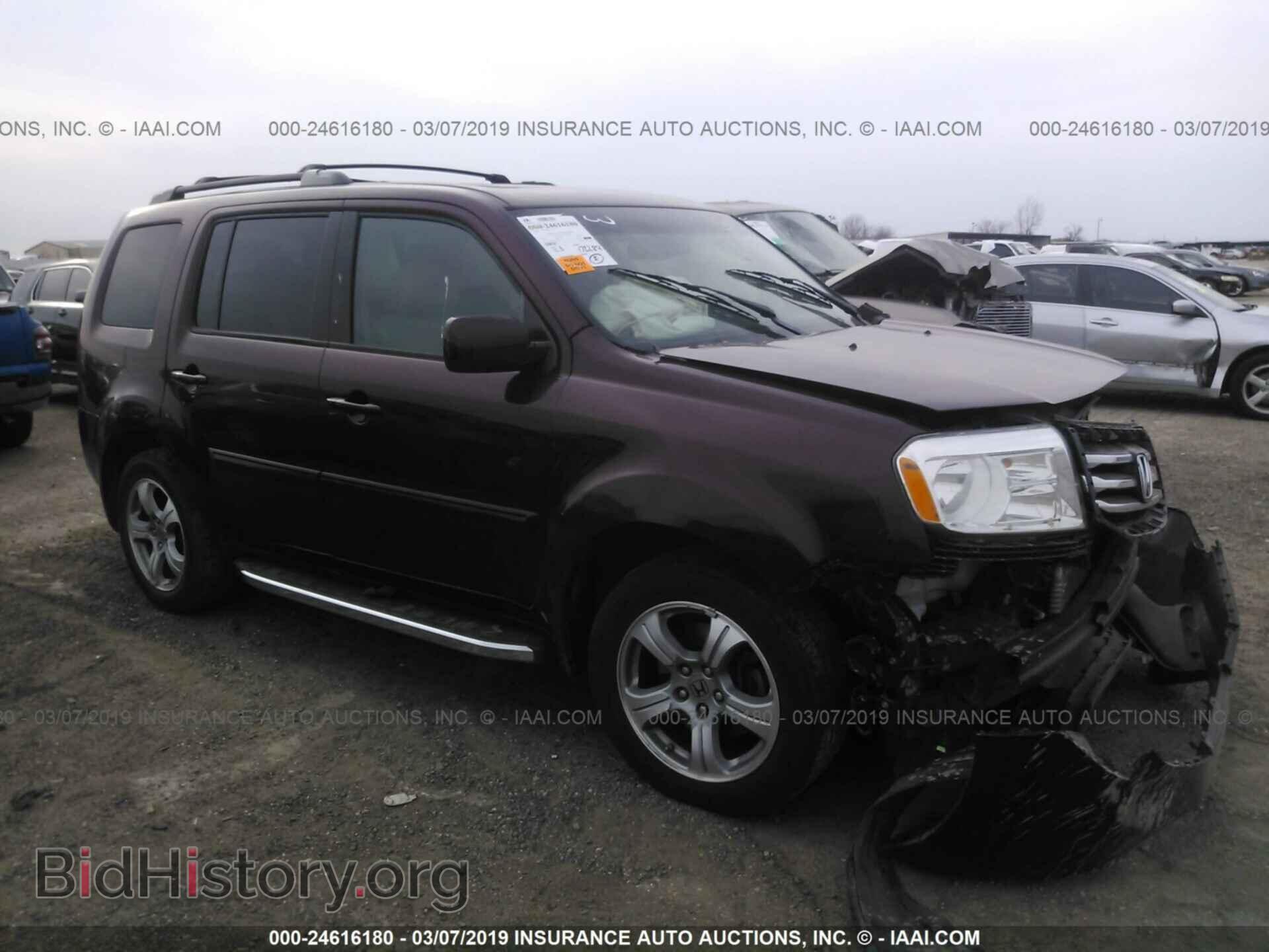 Фотография 5FNYF4H71DB076487 - HONDA PILOT 2013