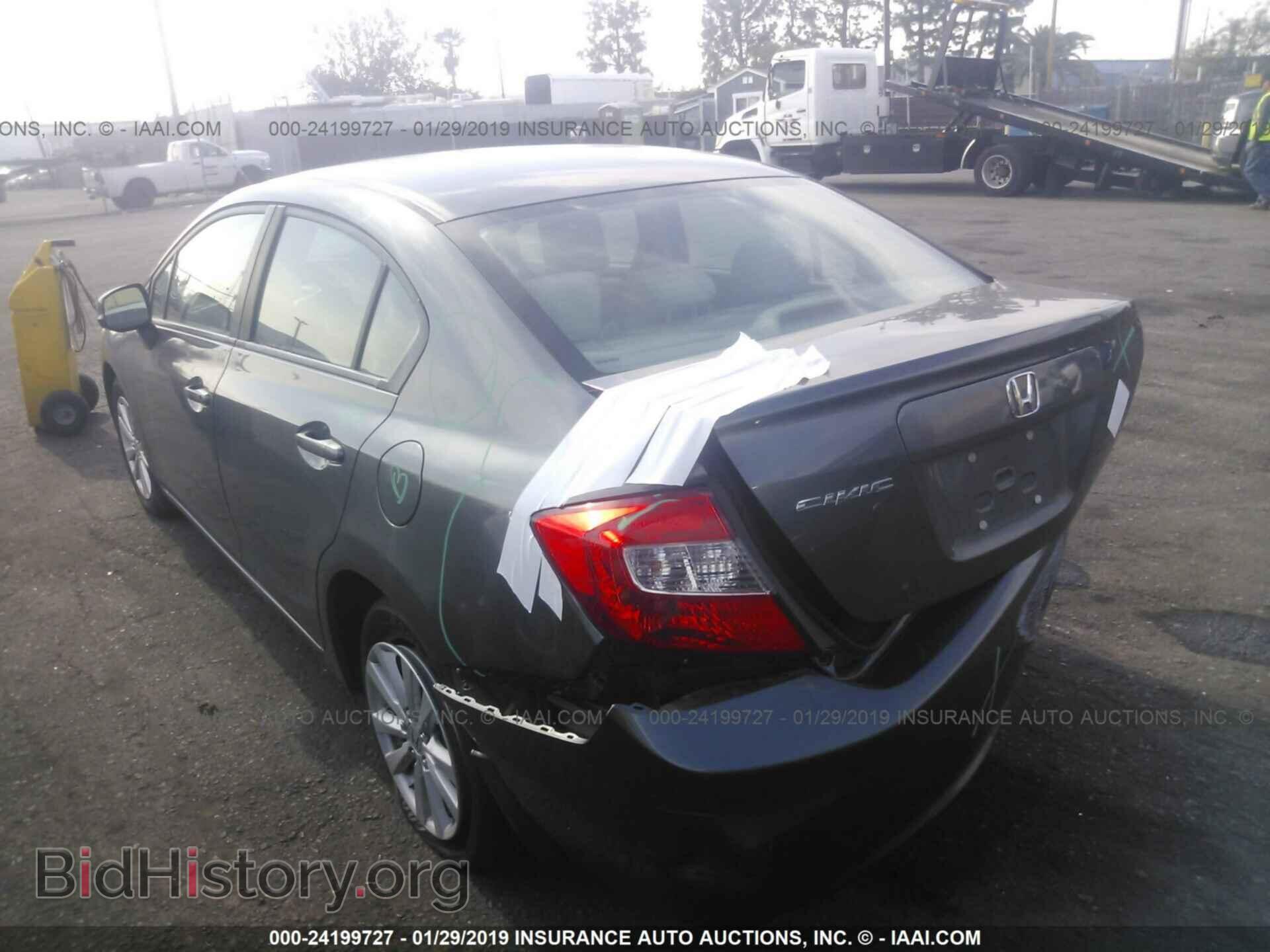 2012 HONDA CIVIC - VIN: 2HGFB2F87CH524664 - Фото 3
