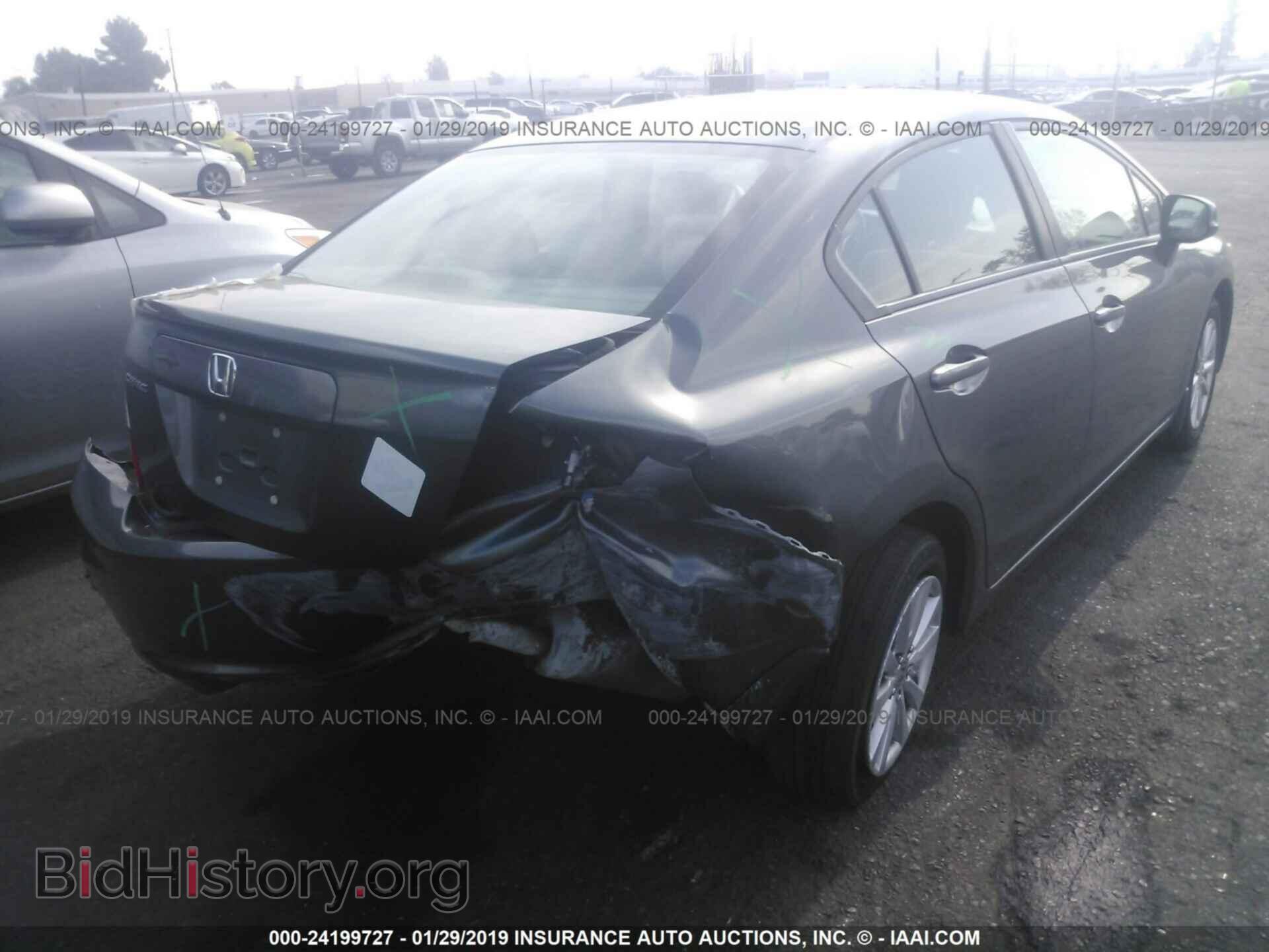 2012 HONDA CIVIC - VIN: 2HGFB2F87CH524664 - Фото 4