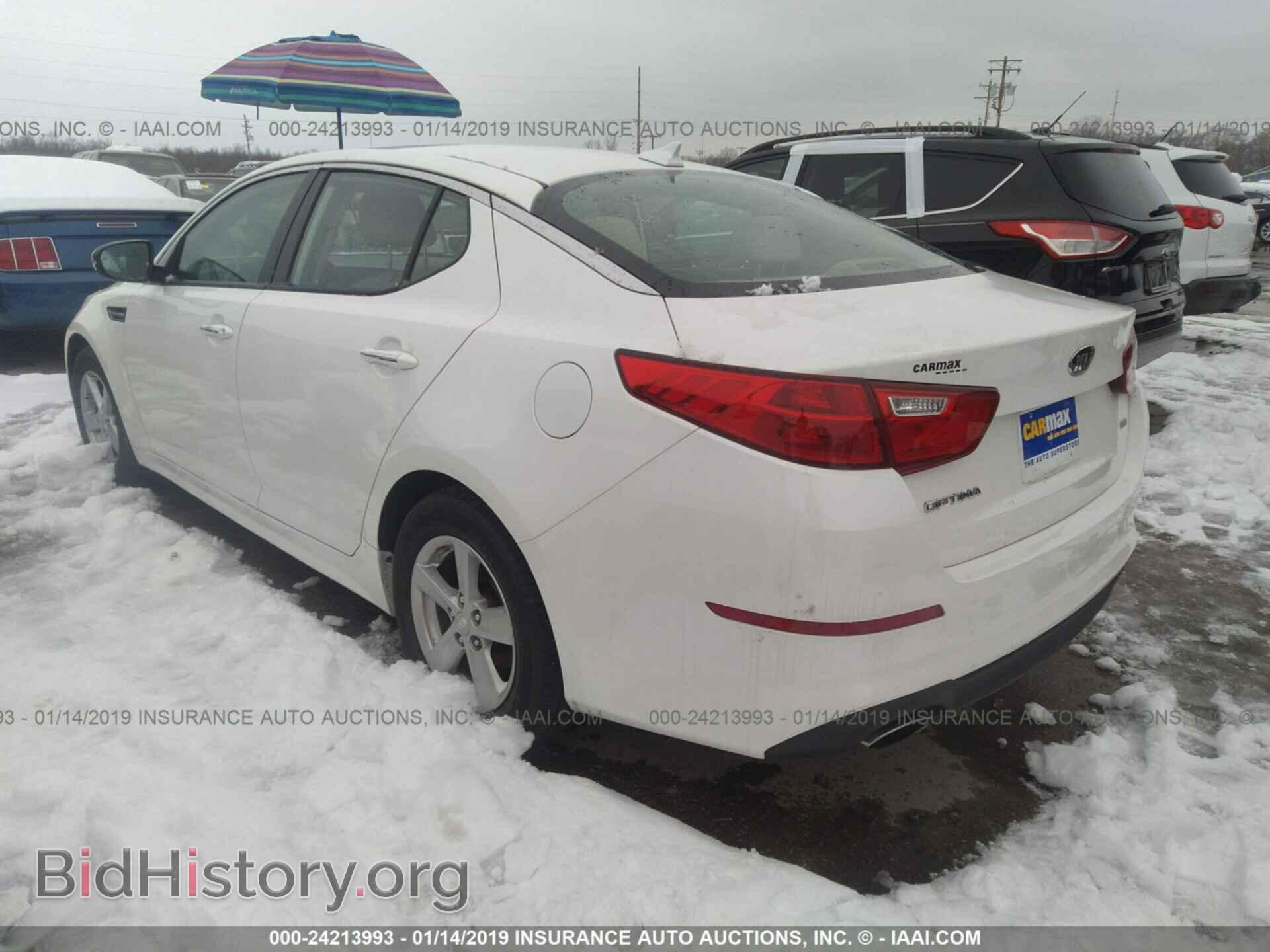 2015 KIA OPTIMA - VIN: KNAGM4A74F5566824 - Фото 3