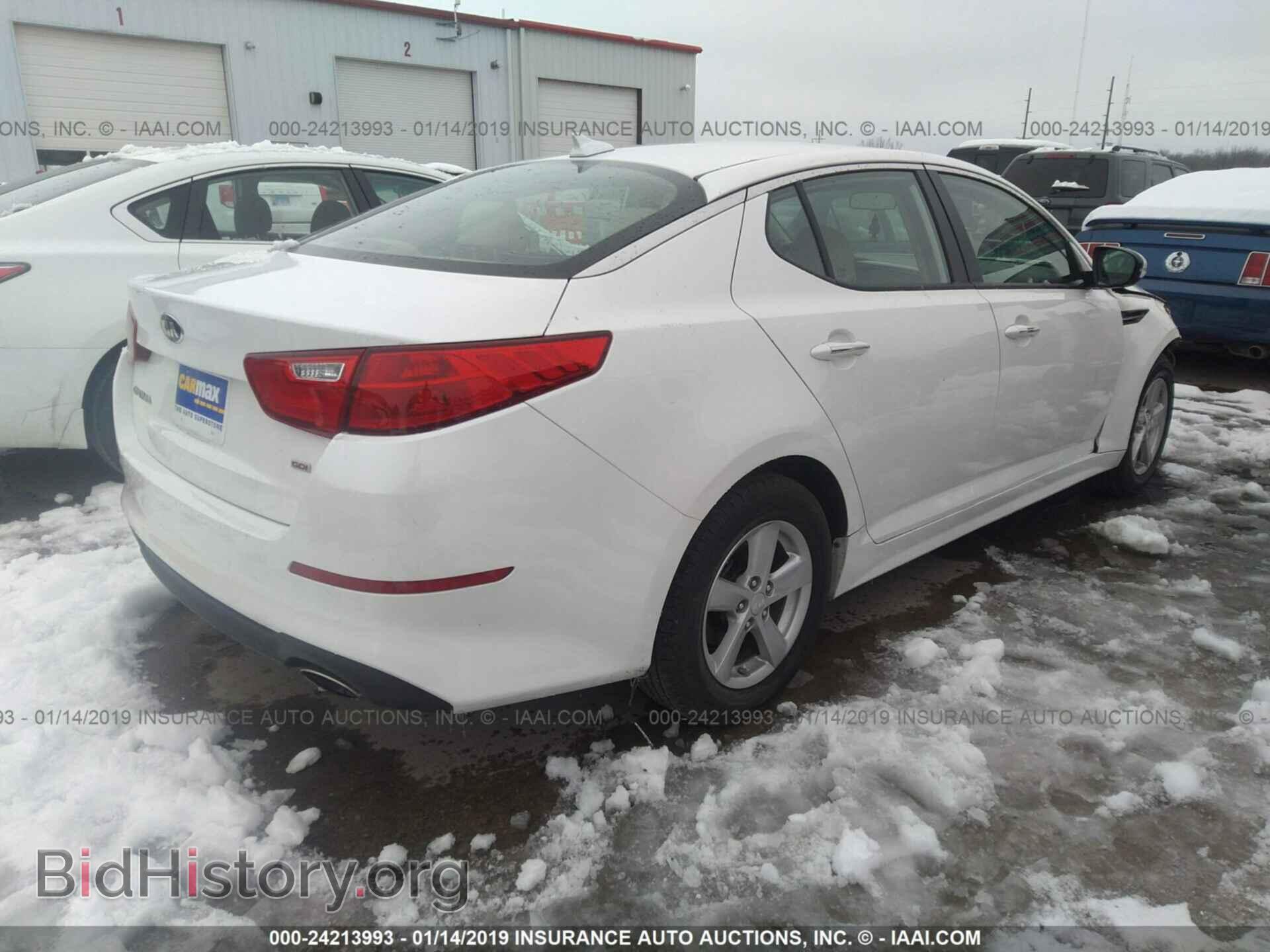 2015 KIA OPTIMA - VIN: KNAGM4A74F5566824 - Фото 4