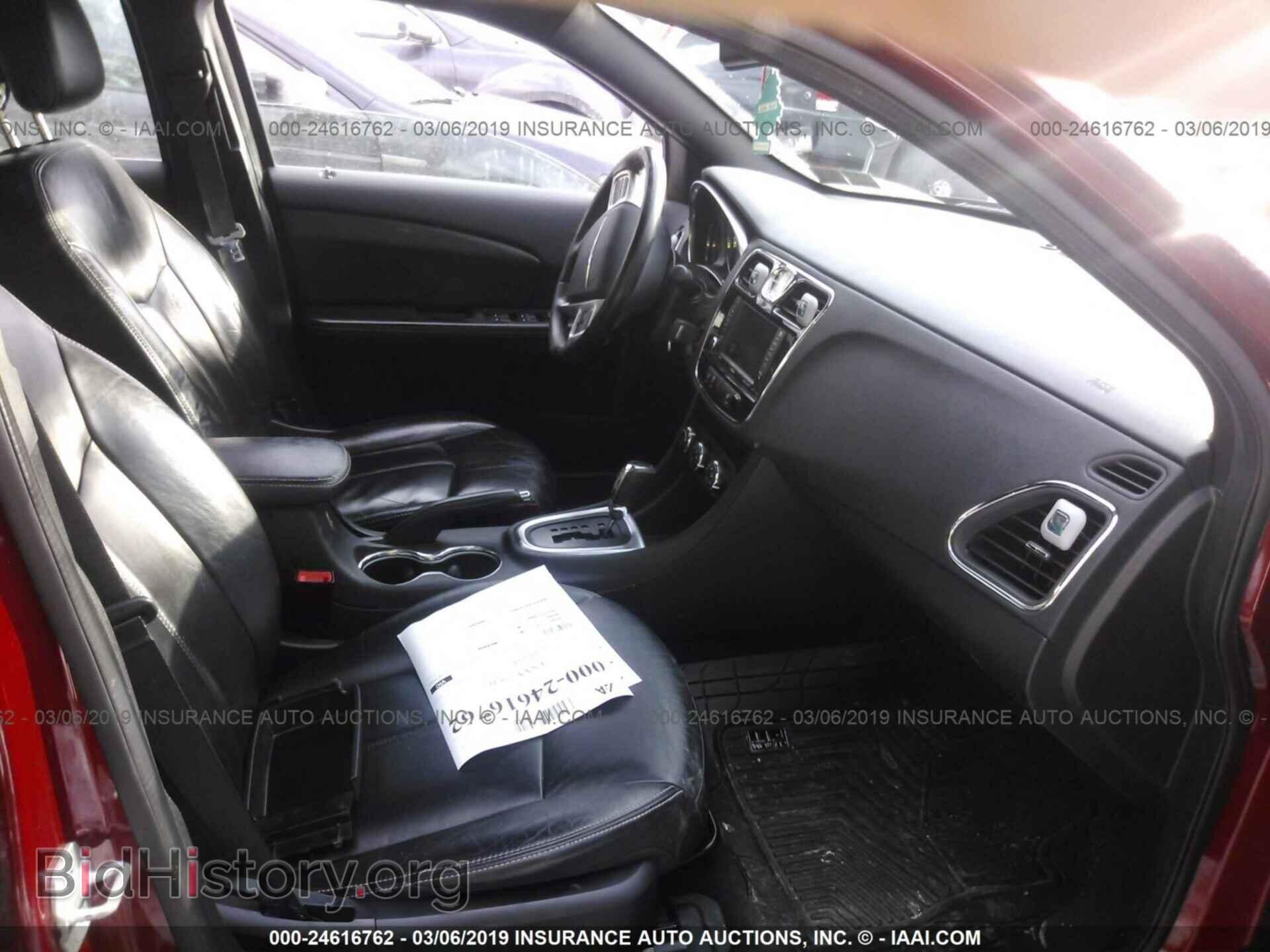 2012 CHRYSLER 200 - VIN: 1C3CCBCB6CN307276 - Фото 5