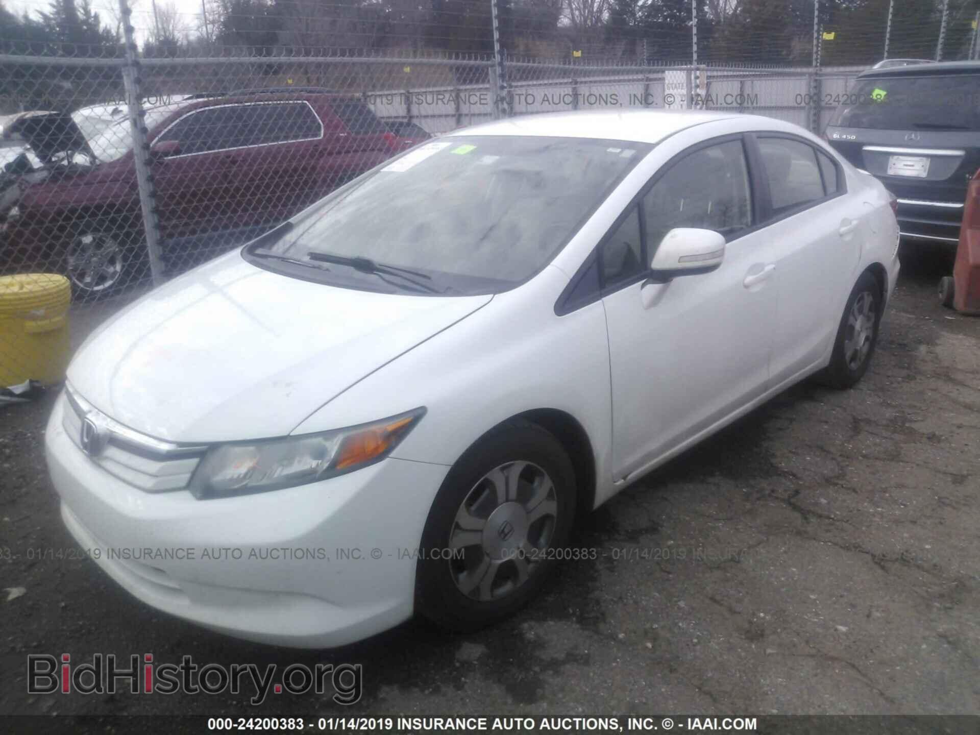 2012 HONDA CIVIC - VIN: JHMFB4F36CS005403 - Photo 2