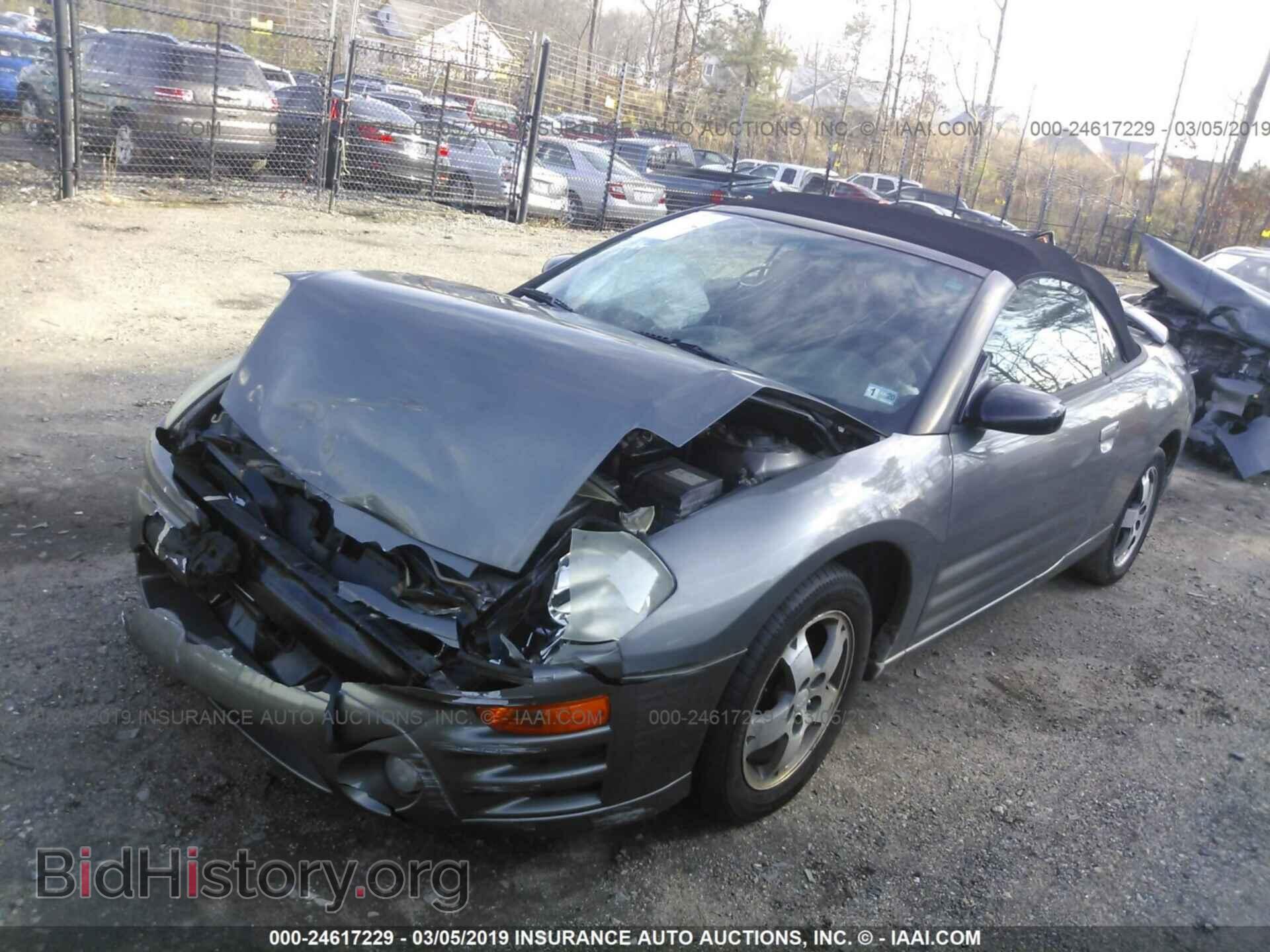 2003 MITSUBISHI ECLIPSE - VIN: 4A3AE45G53E147356 - Фото 2