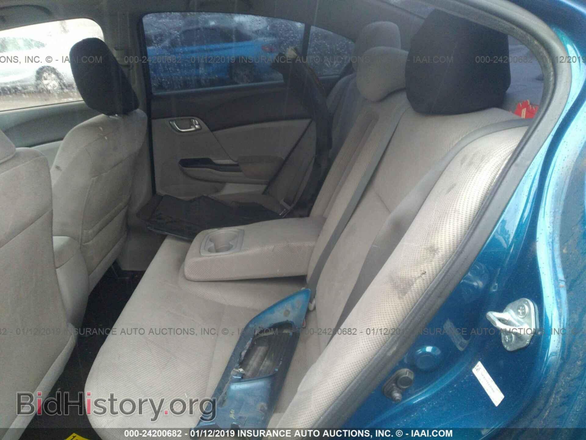 2012 HONDA CIVIC - VIN: 19XFB2F83CE343930 - Фото 8