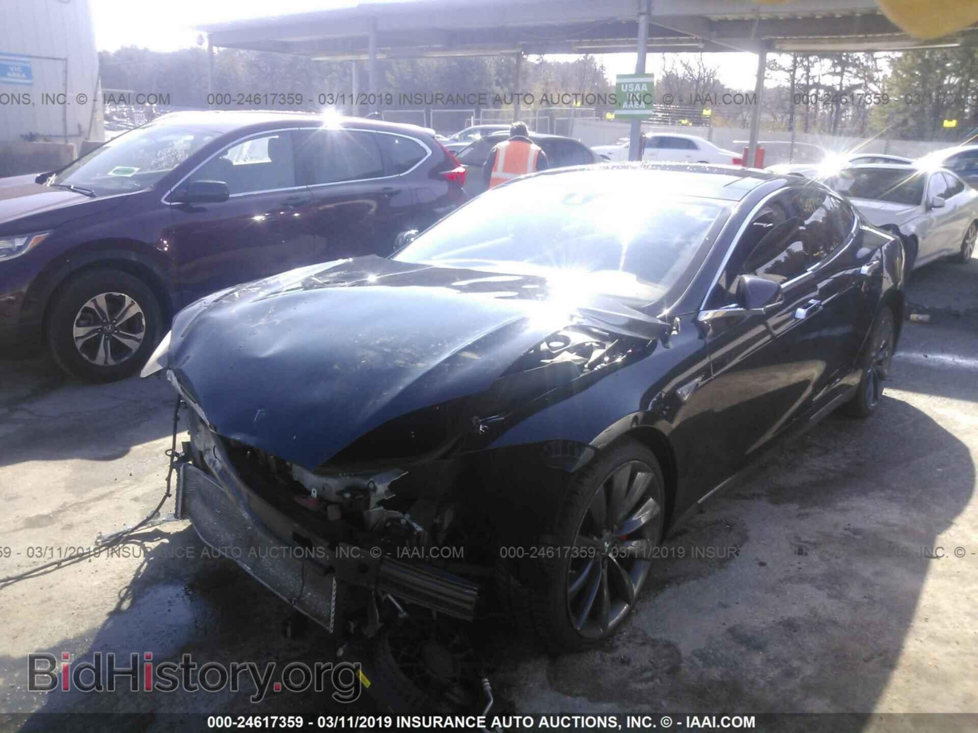 2014 TESLA MODEL S - VIN: 5YJSA1H12EFP52400 - Photo 2