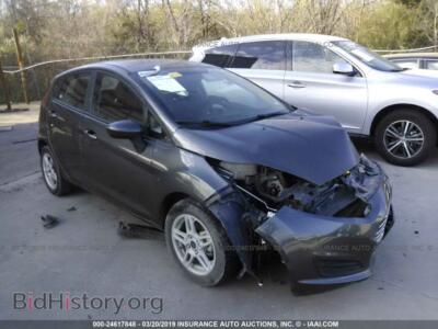 2018 Ford FIESTA SE, серый — VIN 3FADP4EJ6JM101473, IAAI