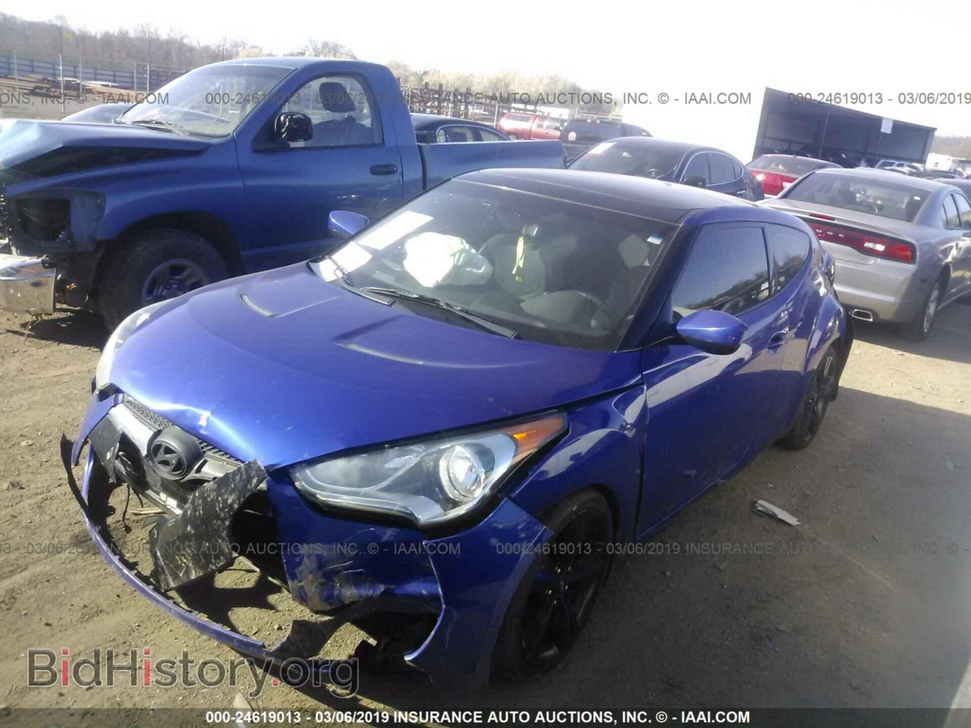 2012 HYUNDAI VELOSTER - VIN: KMHTC6AD3CU063790 - Фото 2